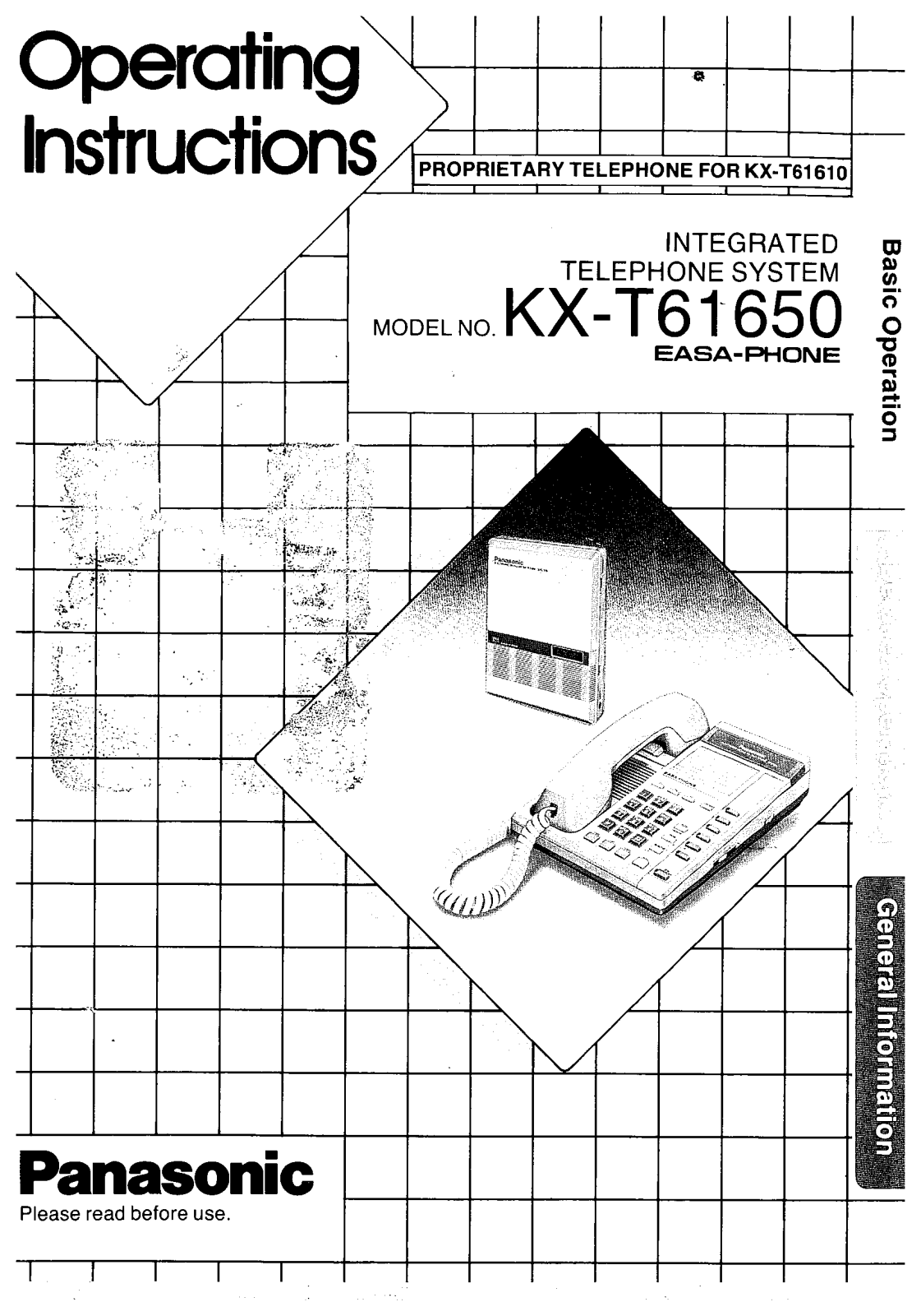 PANASONIC KX-T61650 User Guide
