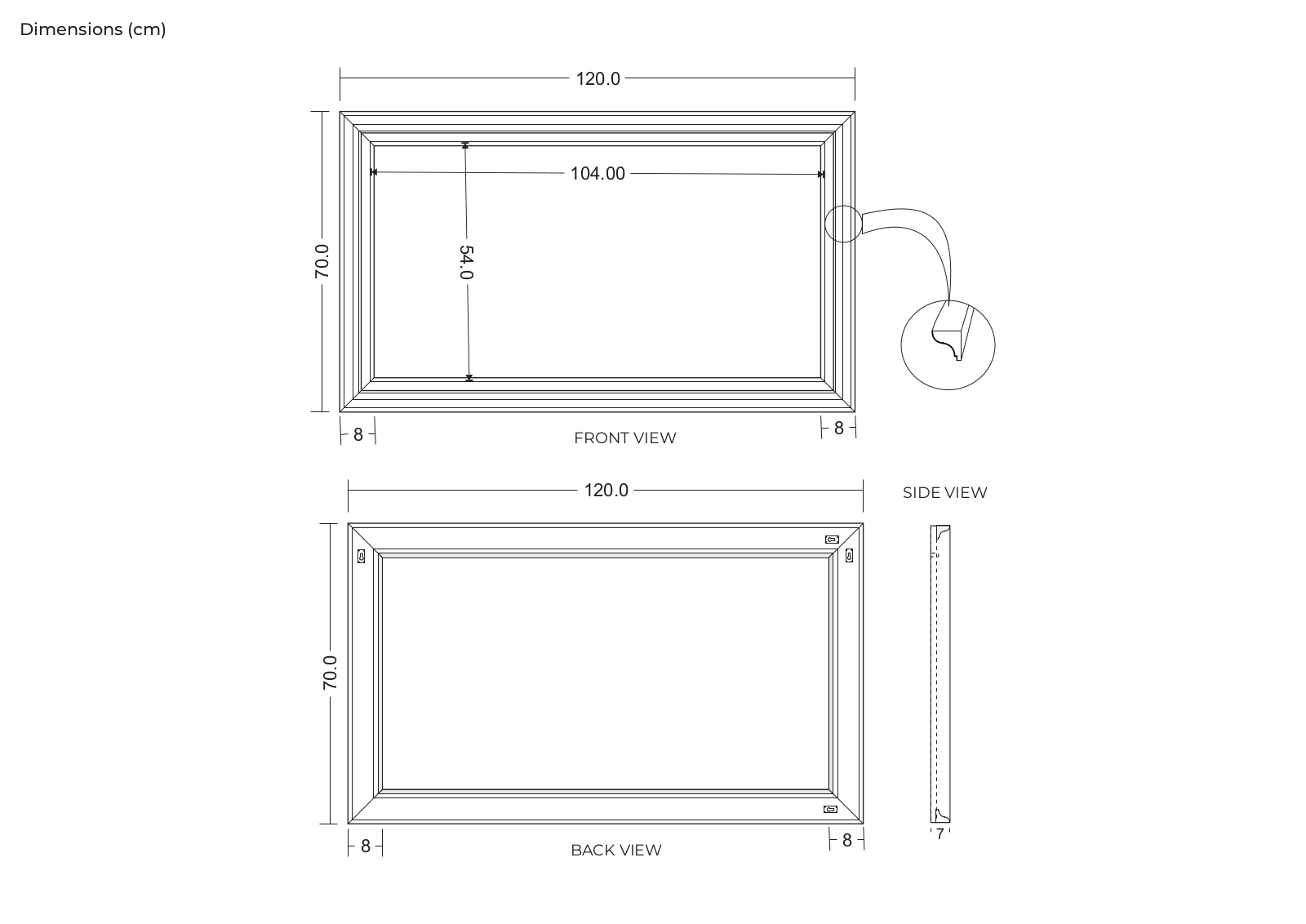 Sand & Stable BCMH1672 Dimensions - ManualMachine.com