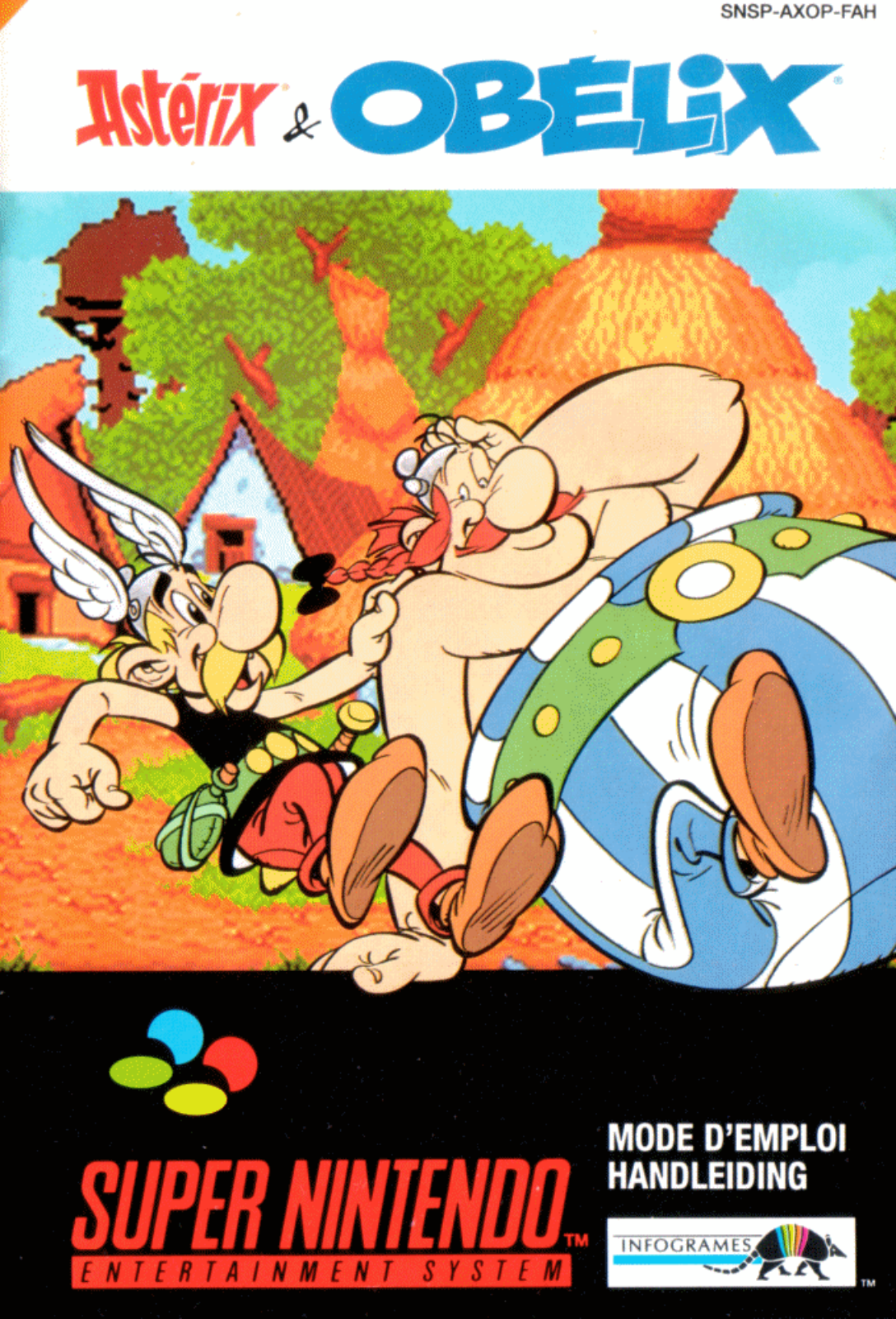 GAMES NINTENDO SUPER NES ASTERIX & OBELIX User Manual