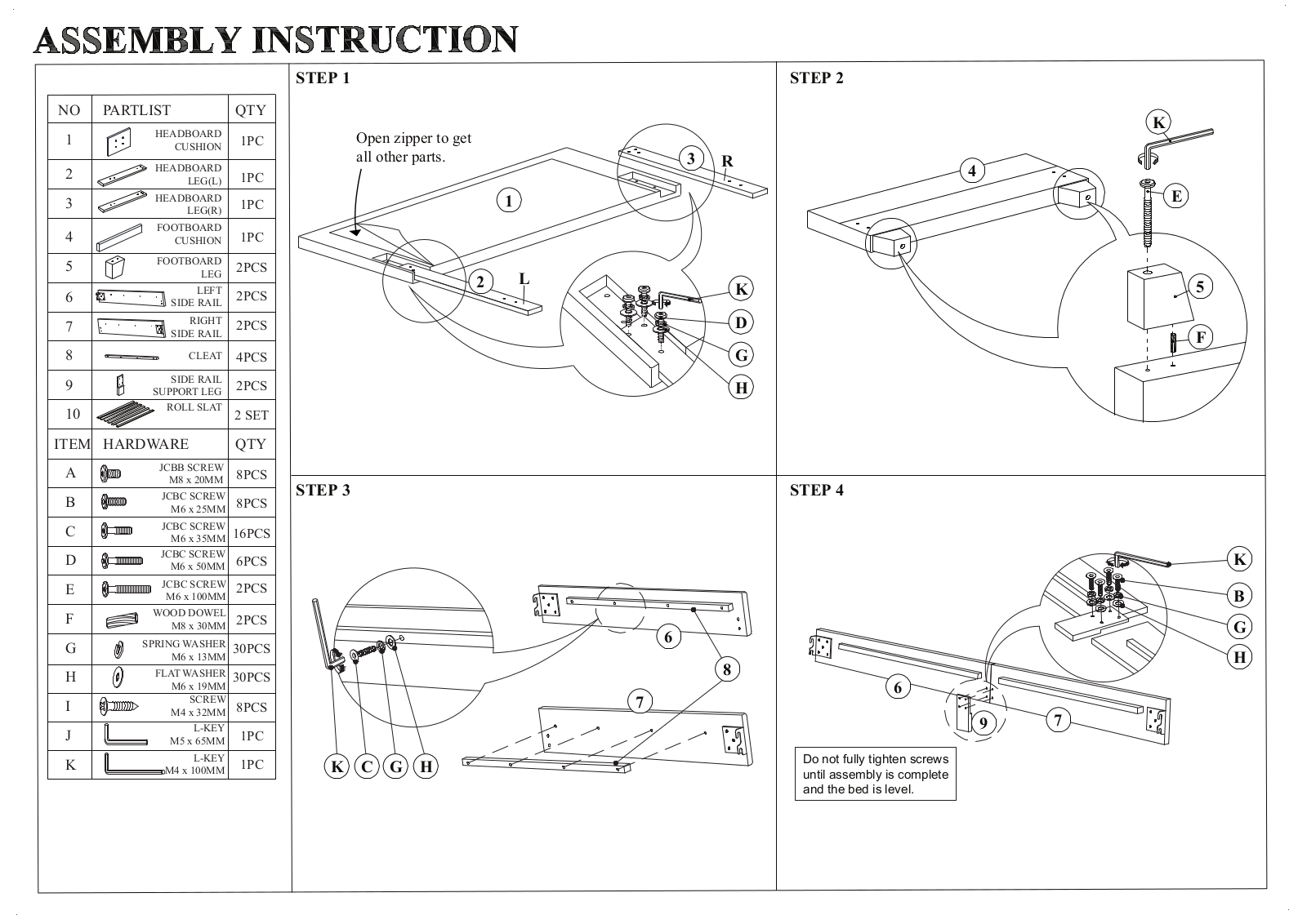 Zipcode Design W003432368 Installation & Assembly - ManualMachine.com