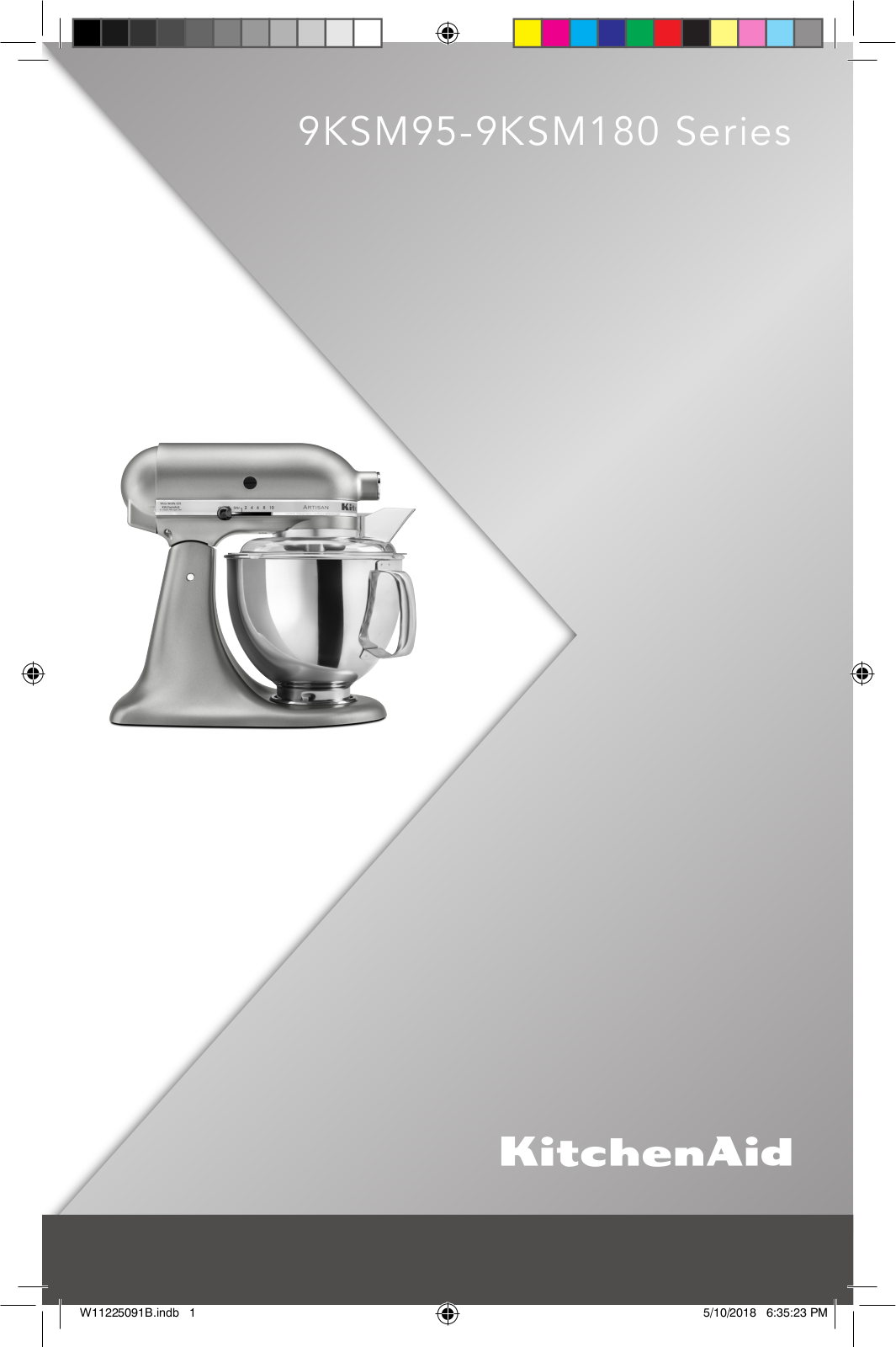 KitchenAid 9KSM95, 9KSM180 Series Series Manual