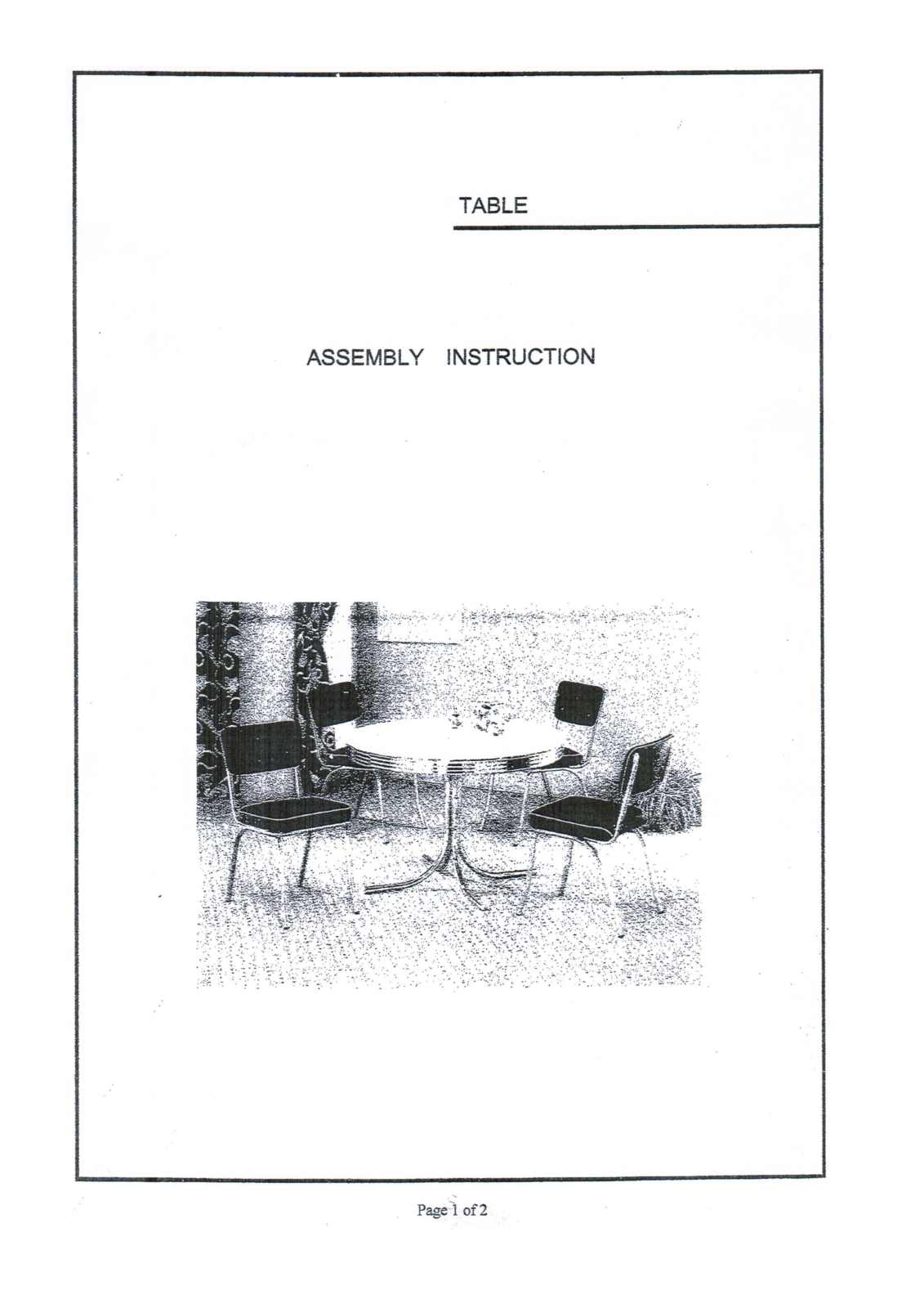 Wrought Studio W006012021 Assembly Instruction - ManualMachine.com