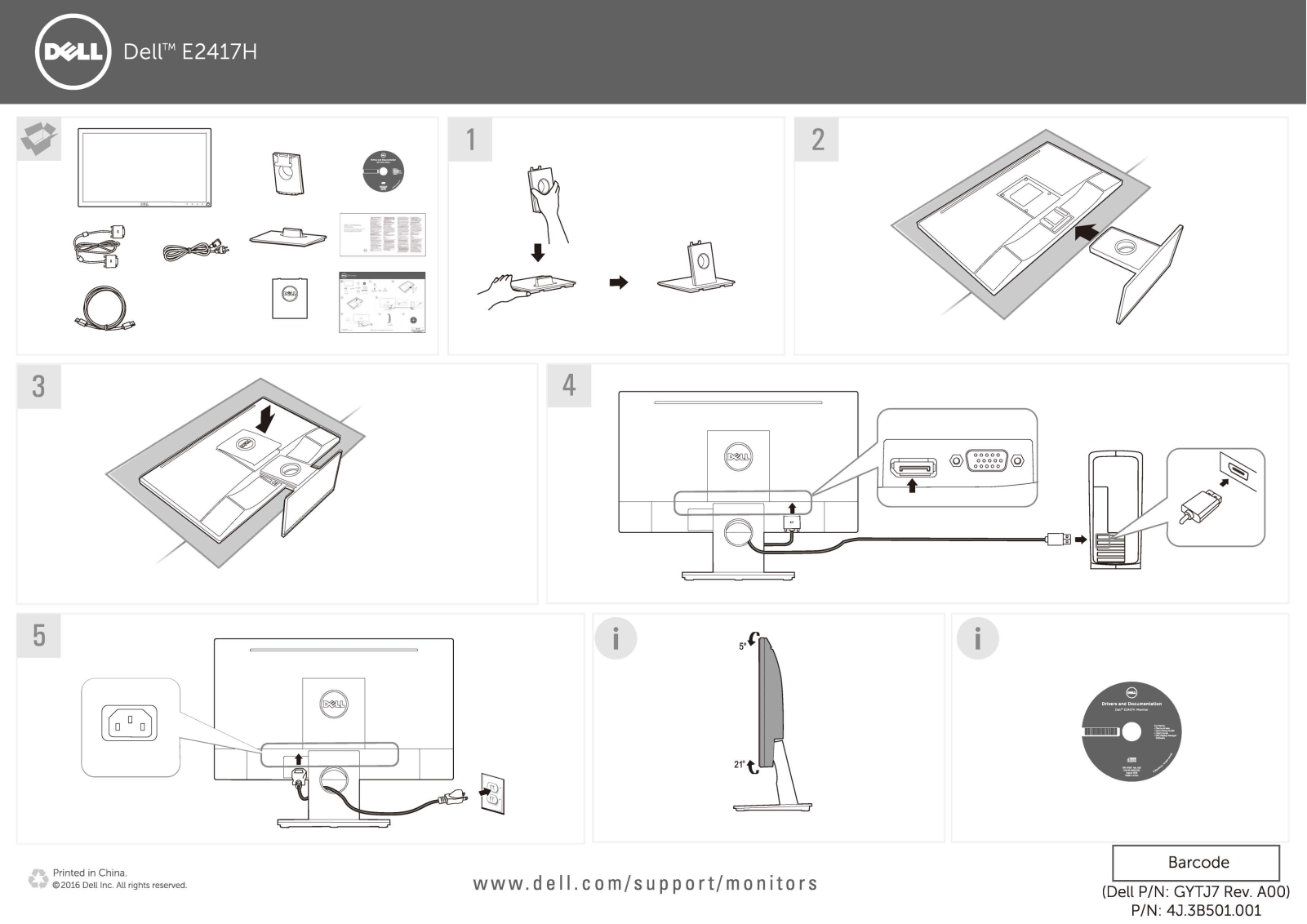 Dell E2417H User Manual