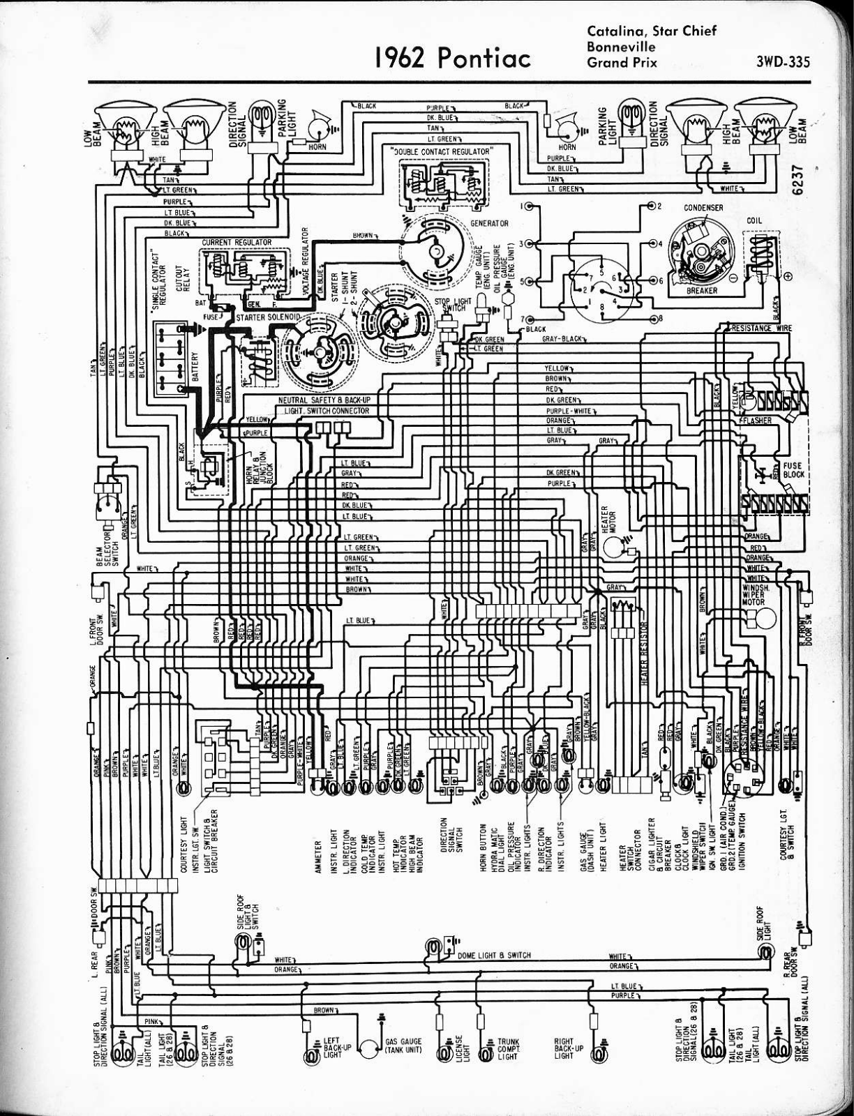 Pontiac 1962 schematic