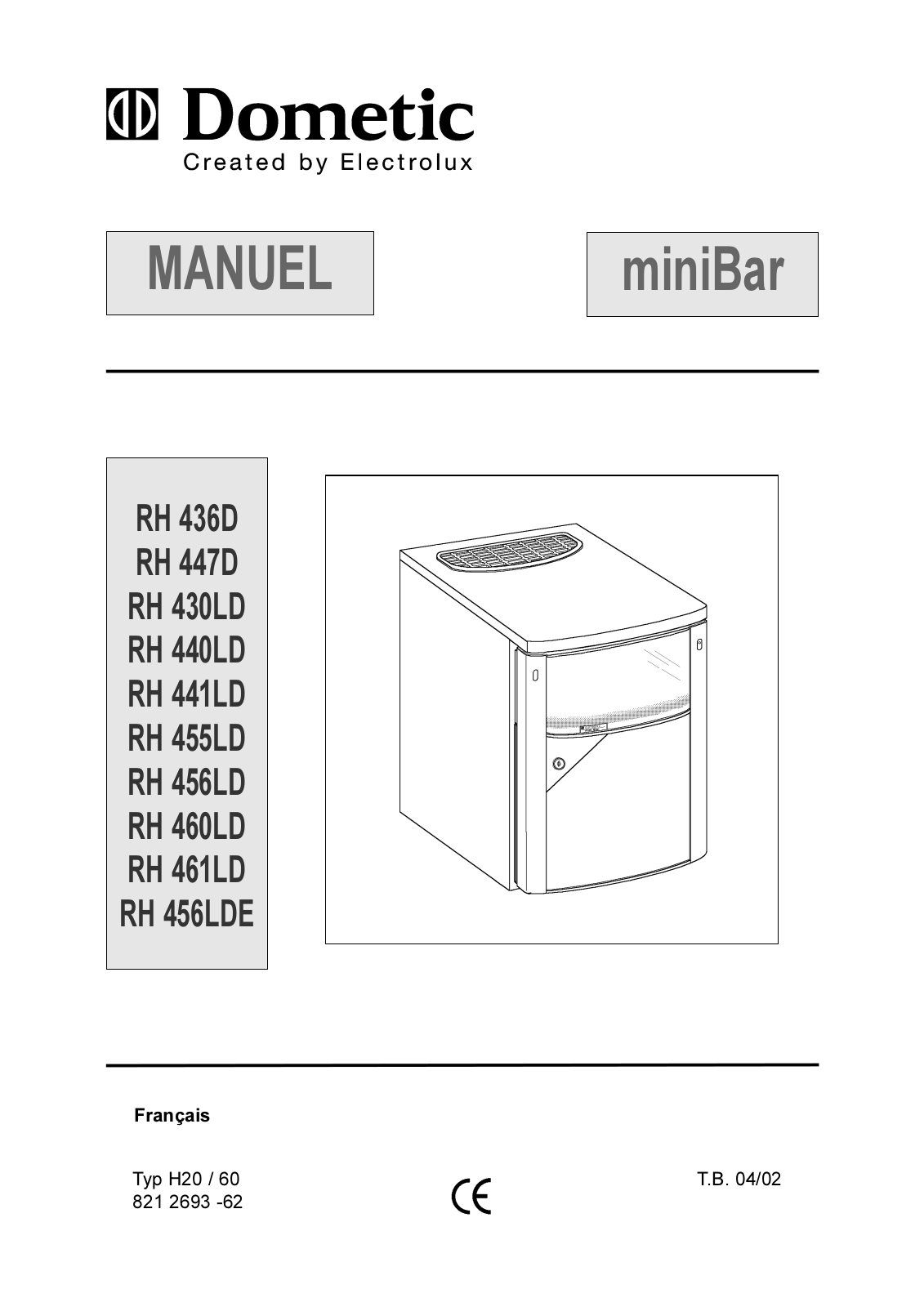 ELECTROLUX RH455LD User Manual