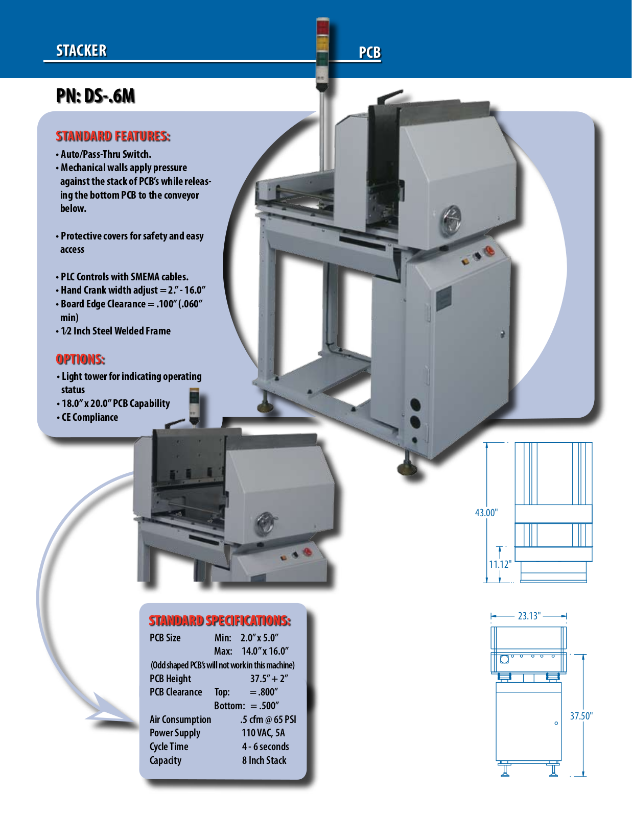 Conveyor Technologies DS-.6M-1 User Manual