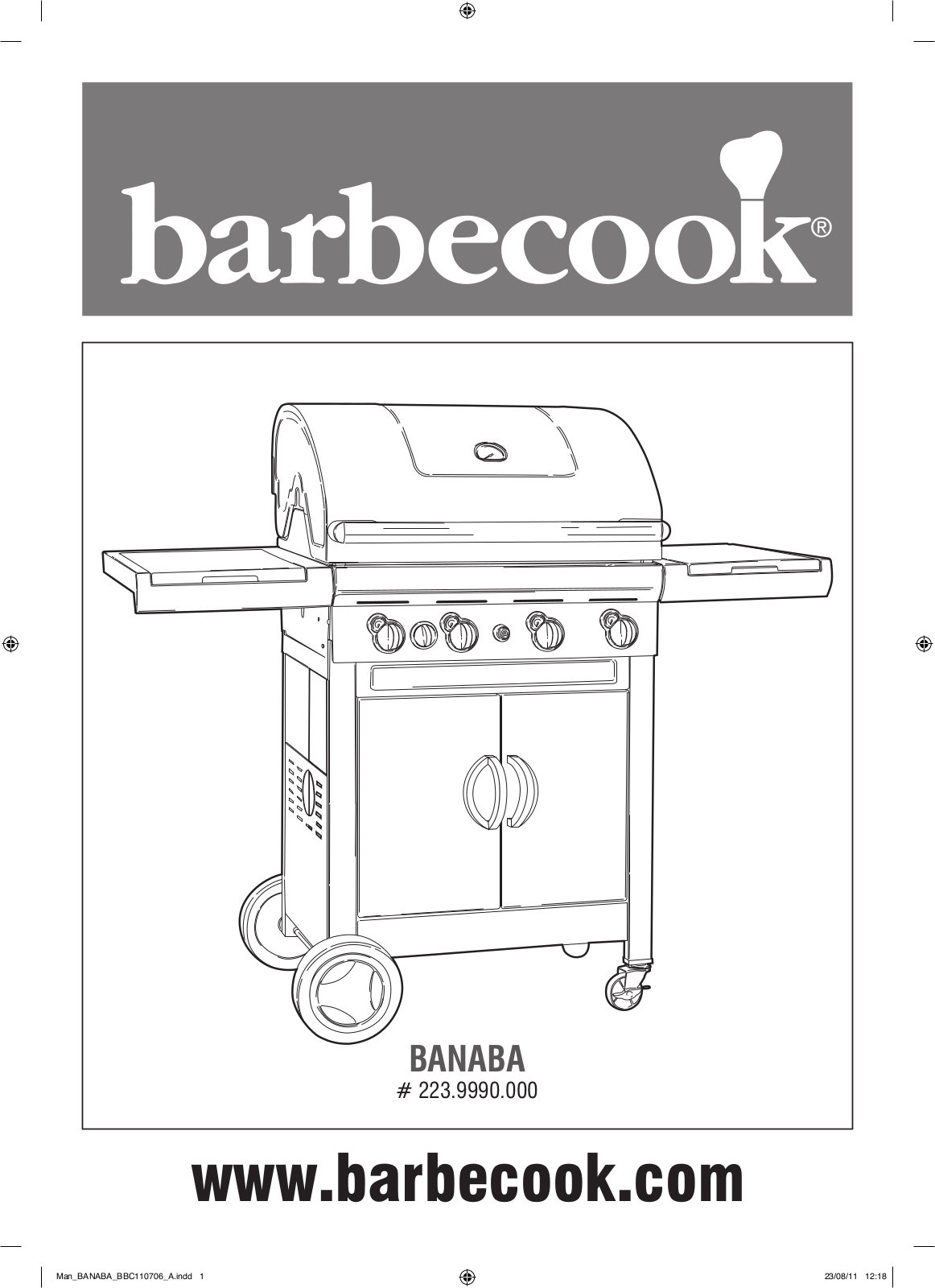 Barbecook Banaba User Manual