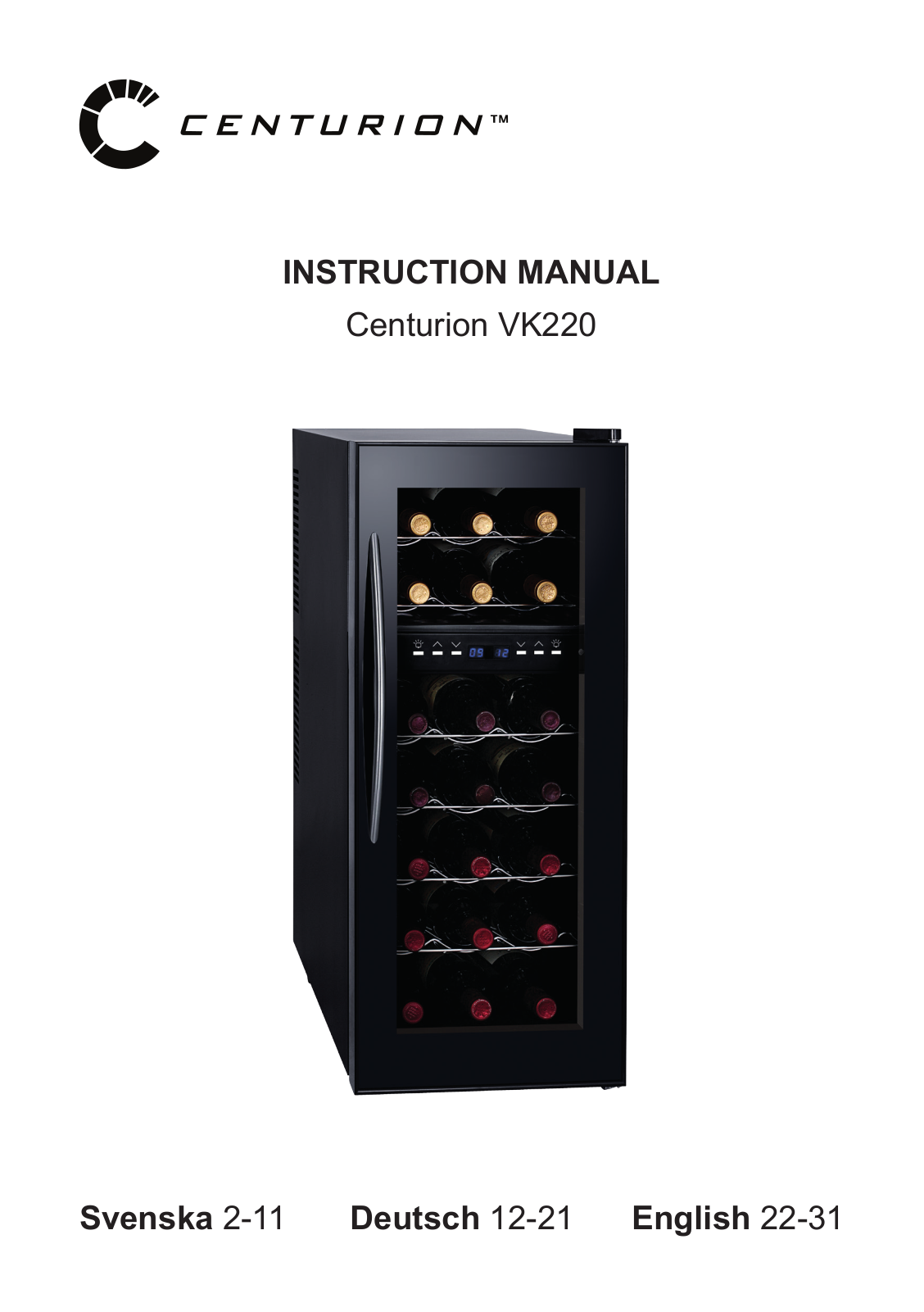 Centurion VK220 User Manual