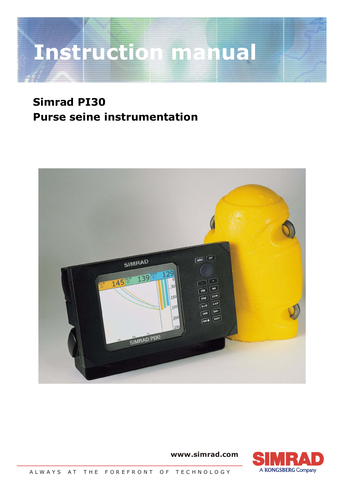 Simrad PI30 User Manual