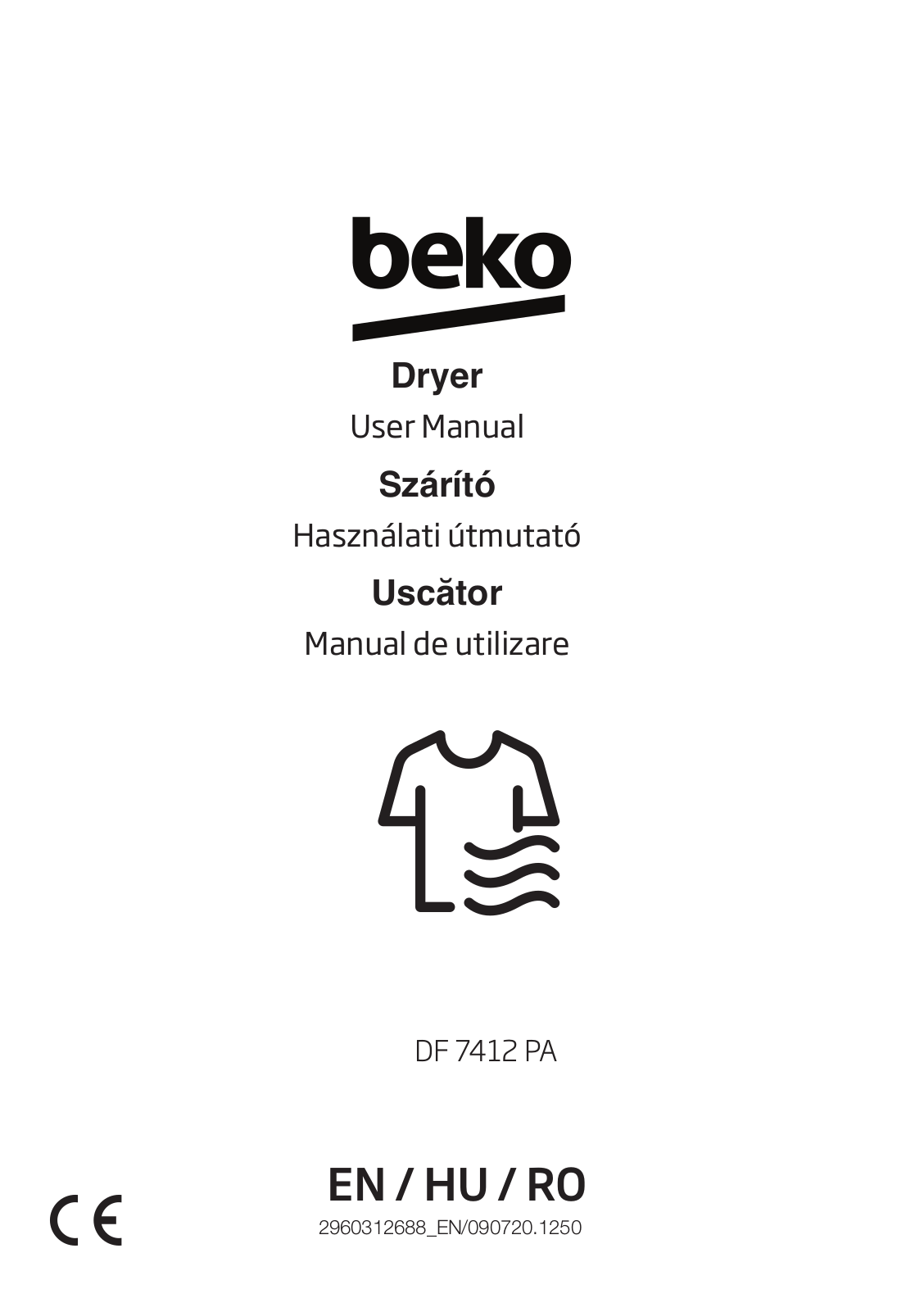 Beko DF 7412 PA User Manual