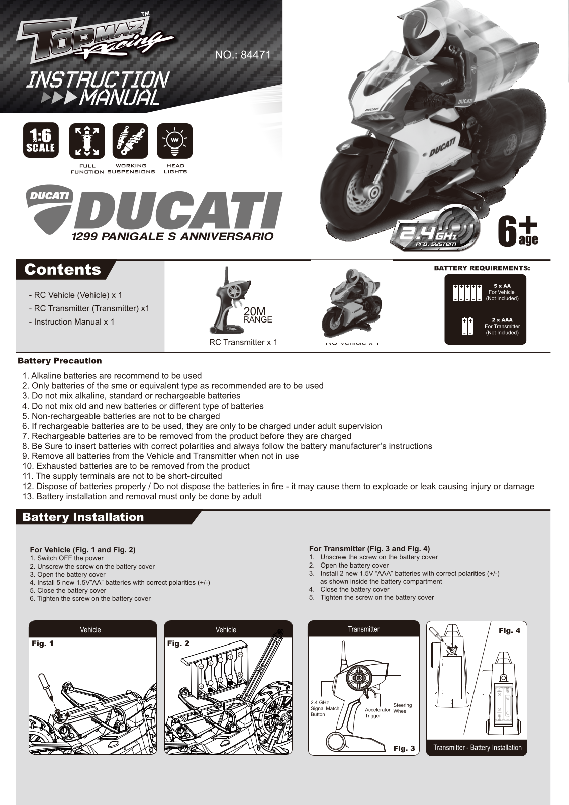 KIDZTECH TOYS 8447118 24GTX User Manual