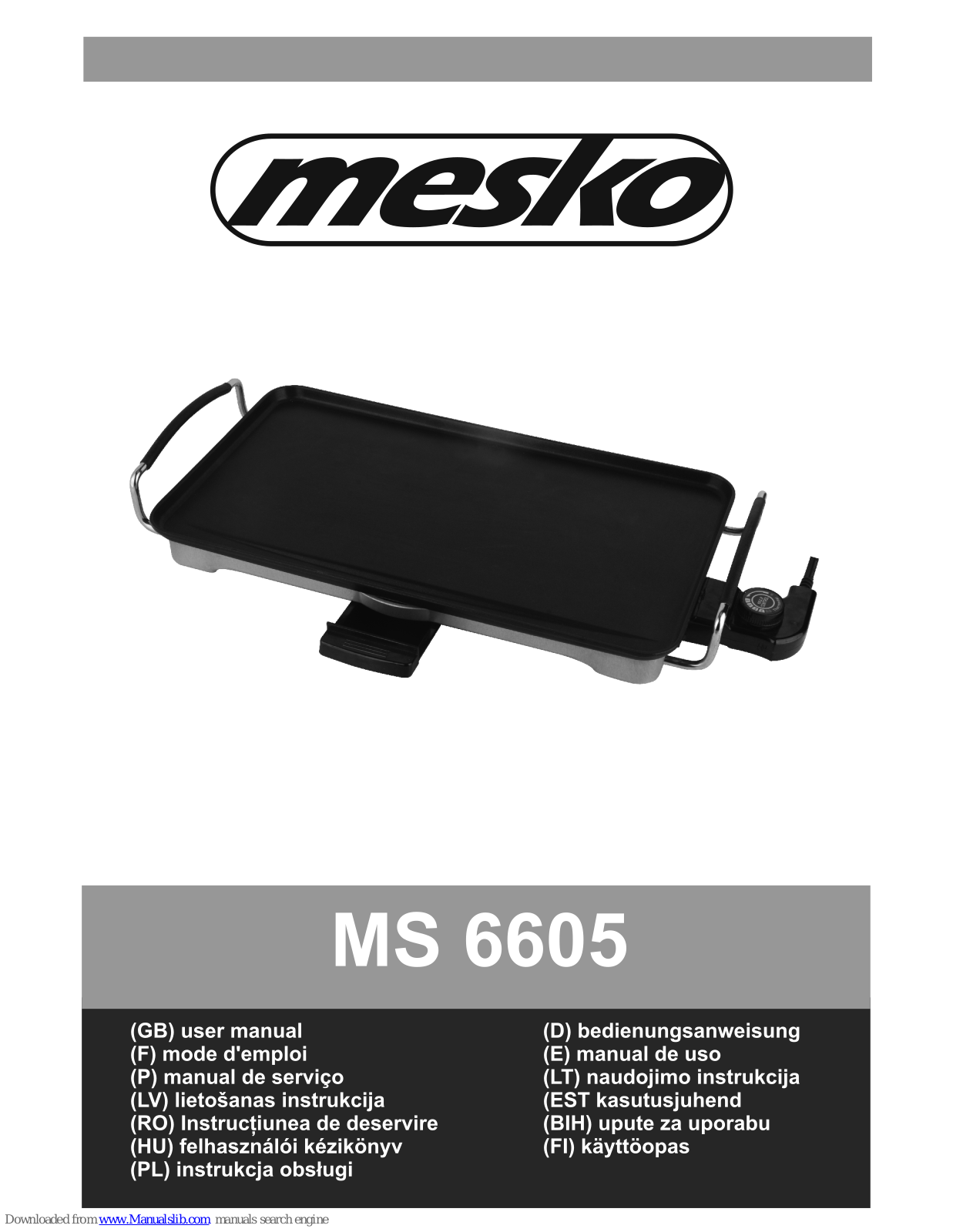 Mesko MS 6605 User Manual - ManualMachine.com
