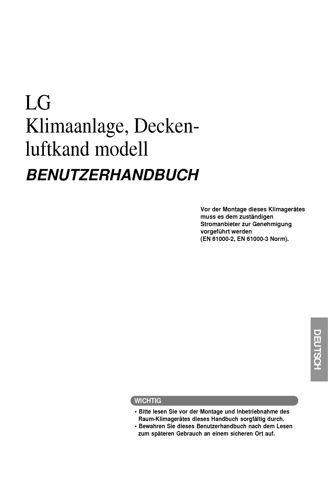 Lg MB36AH User Manual