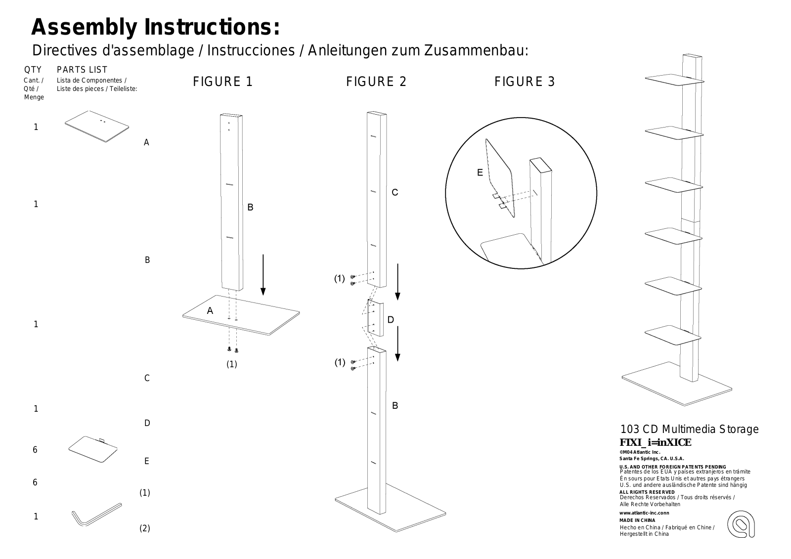 Atlantic 103 User Manual