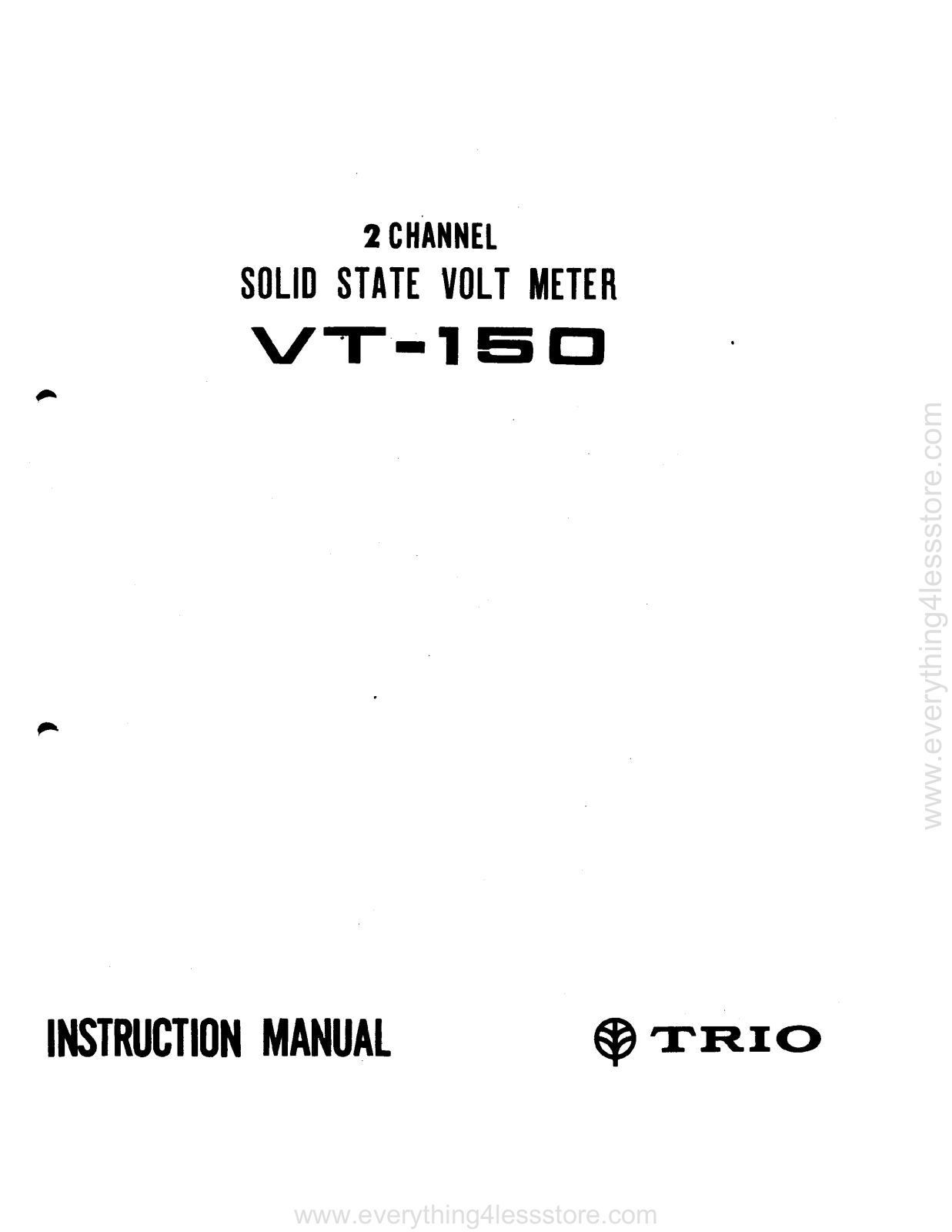 Kenwood vt-150-2 User Manual