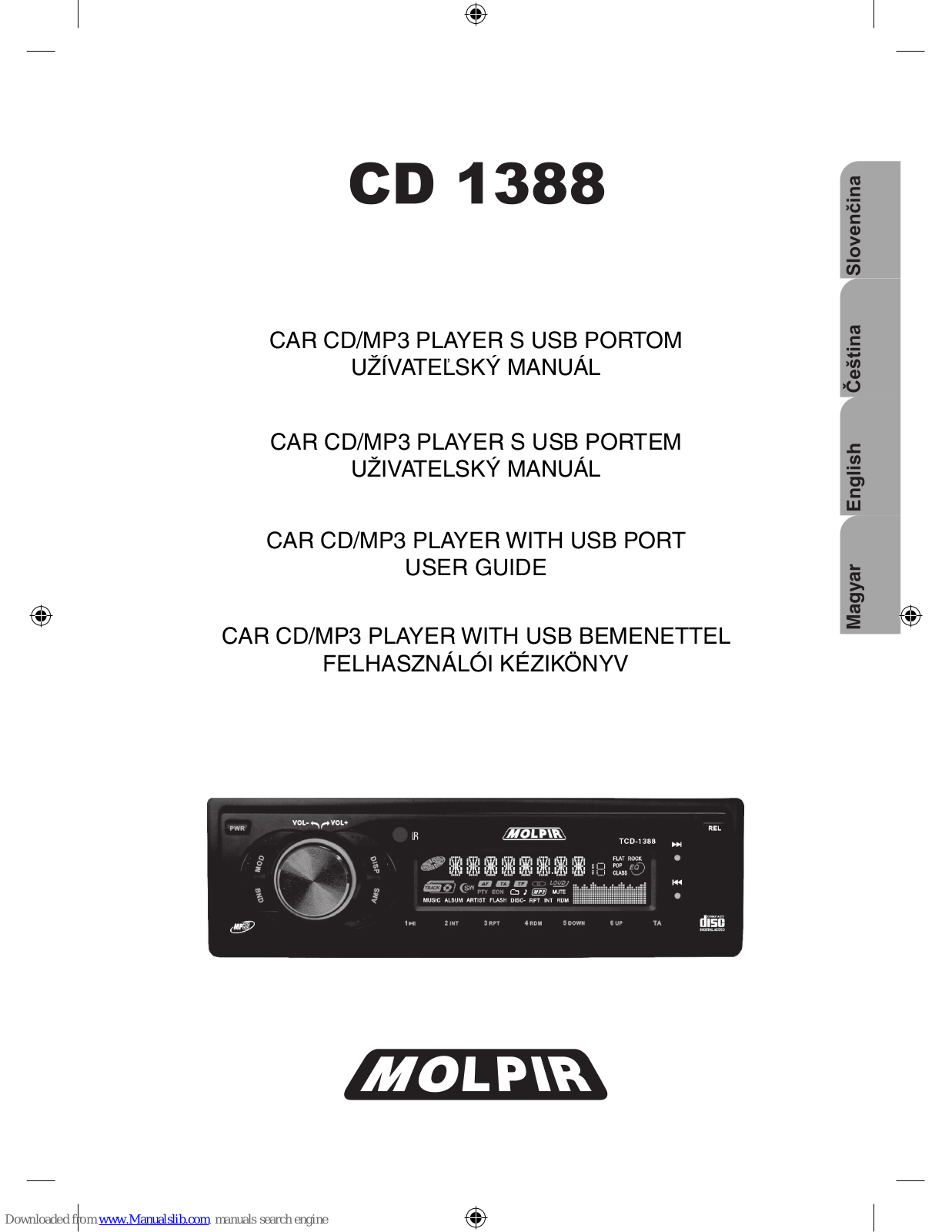 Molpir CD 1388 User Manual