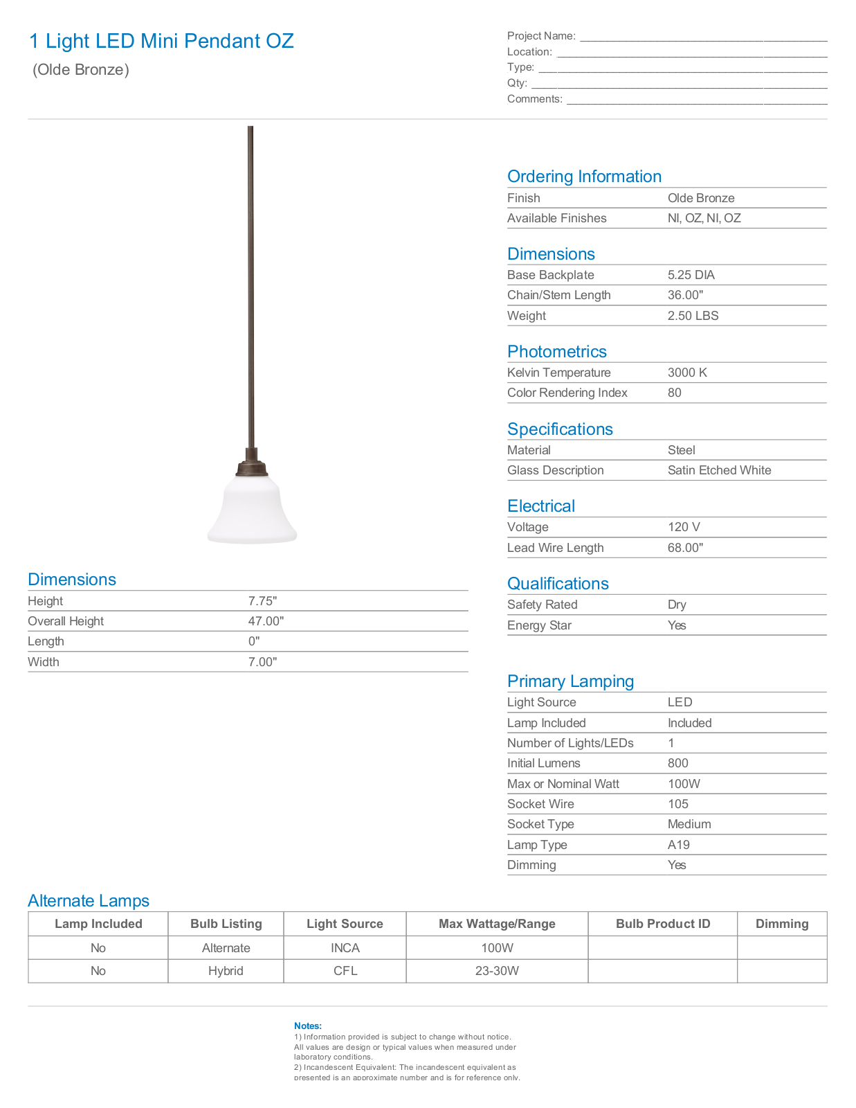 Alcott Hill W007503611 Specifications - ManualMachine.com