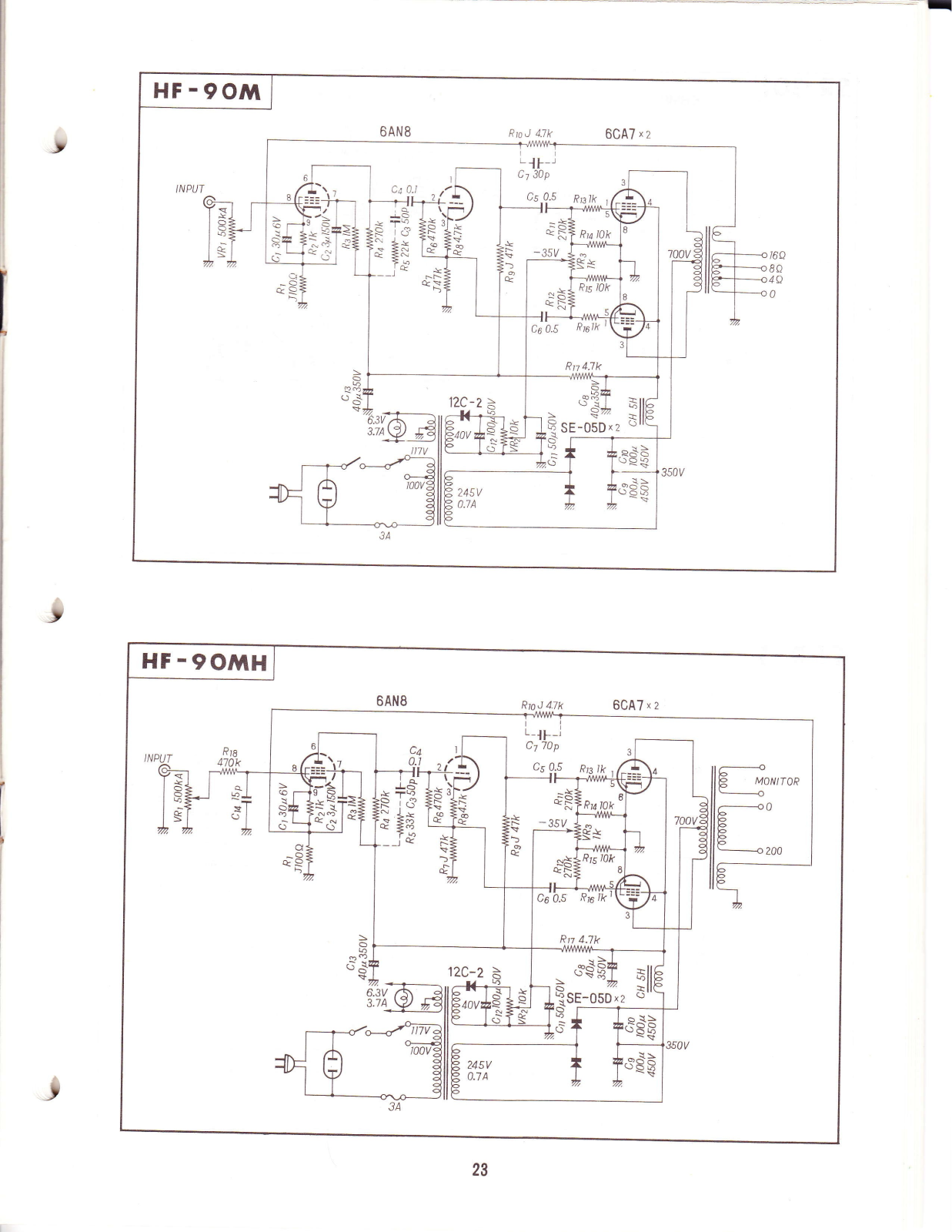 Pioneer HF-90-M Schematic - ManualMachine.com