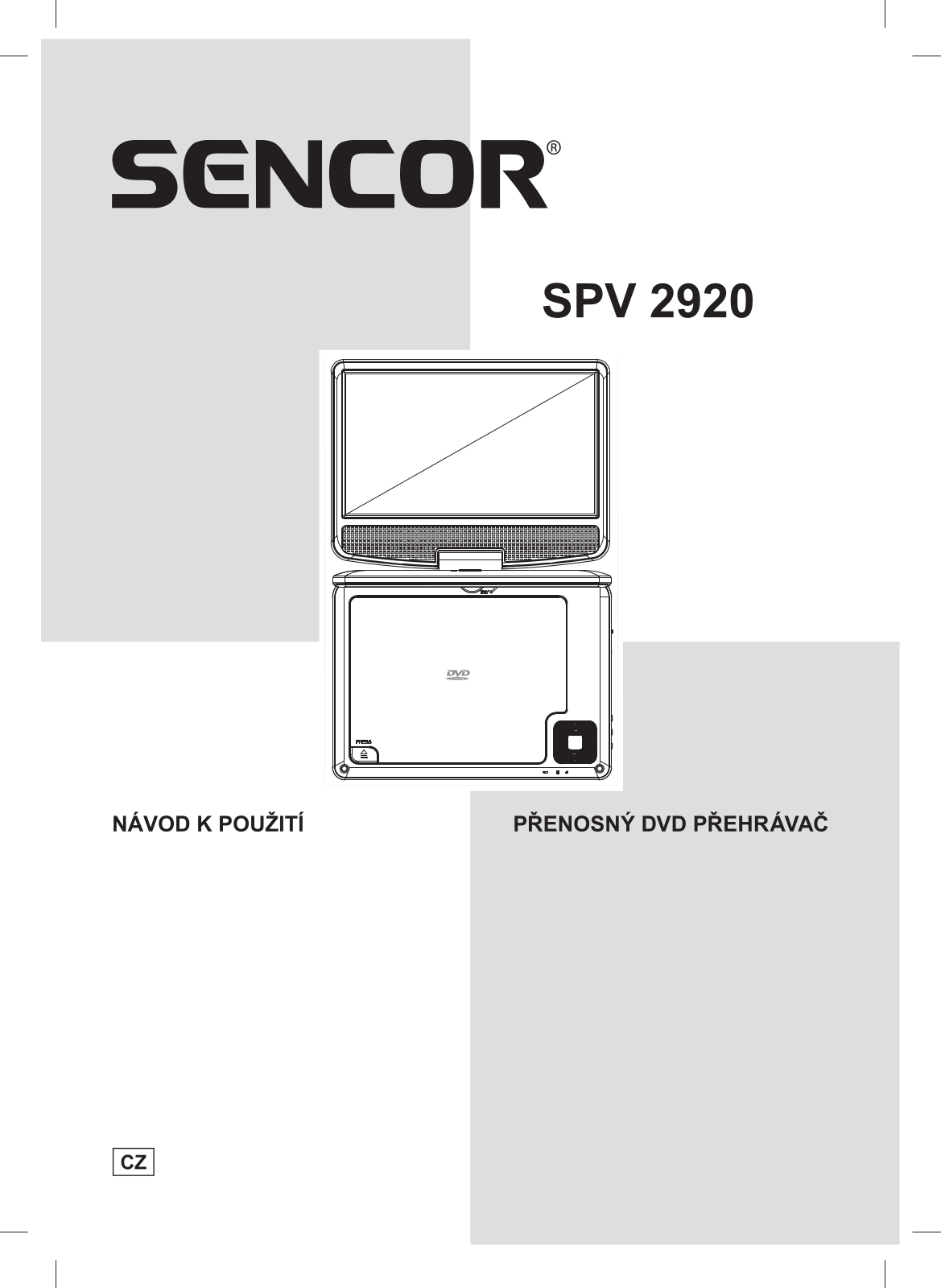 Sencor SPV 2920 User Manual