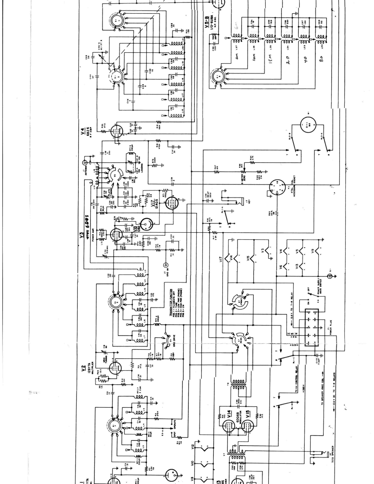 GONSET G-76 SCHEMATIC