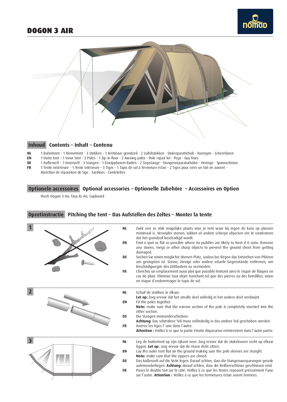 Nomad Dogon 3 Air User Manual