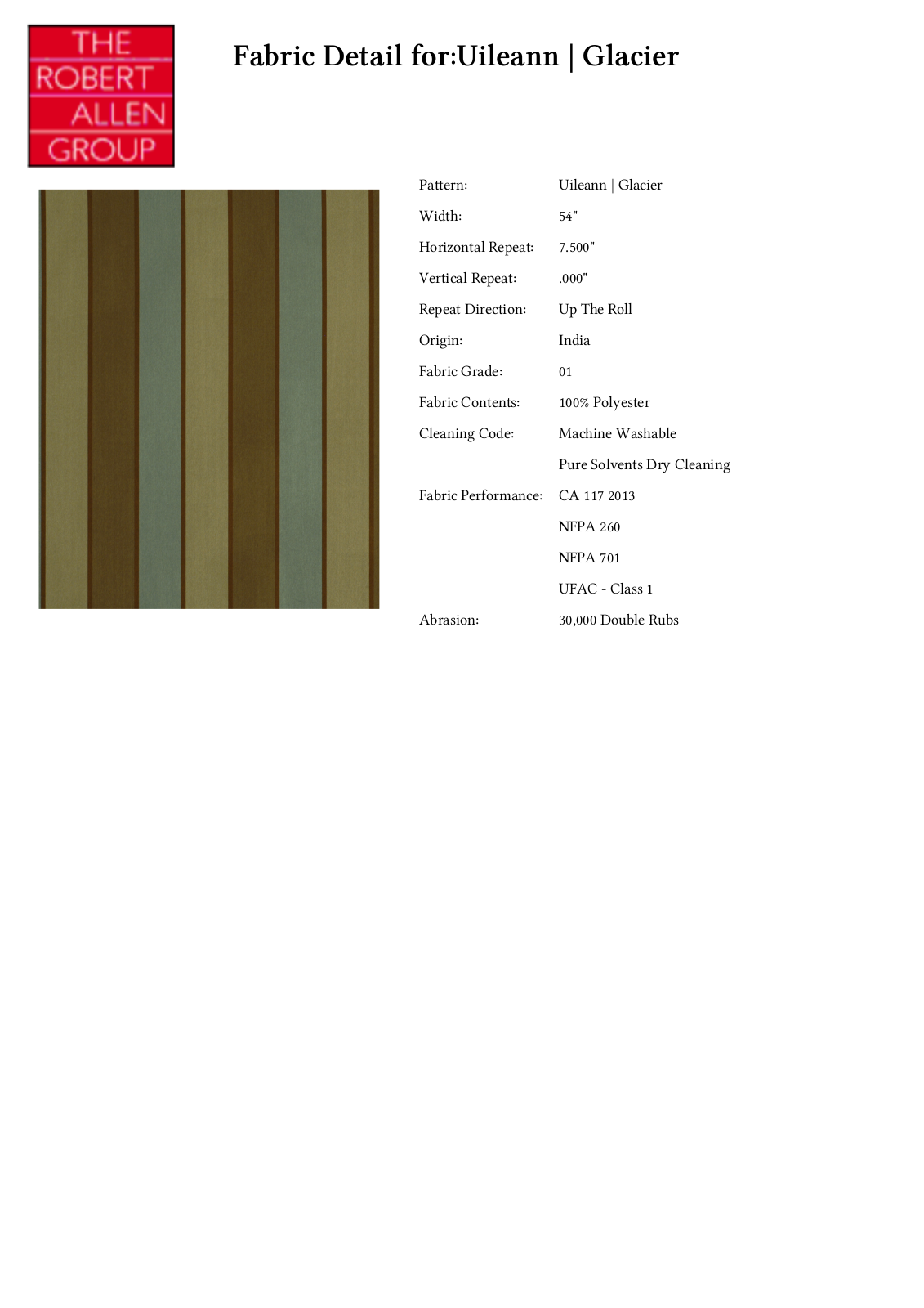 Robert Allen RALF2064 Specifications - ManualMachine.com