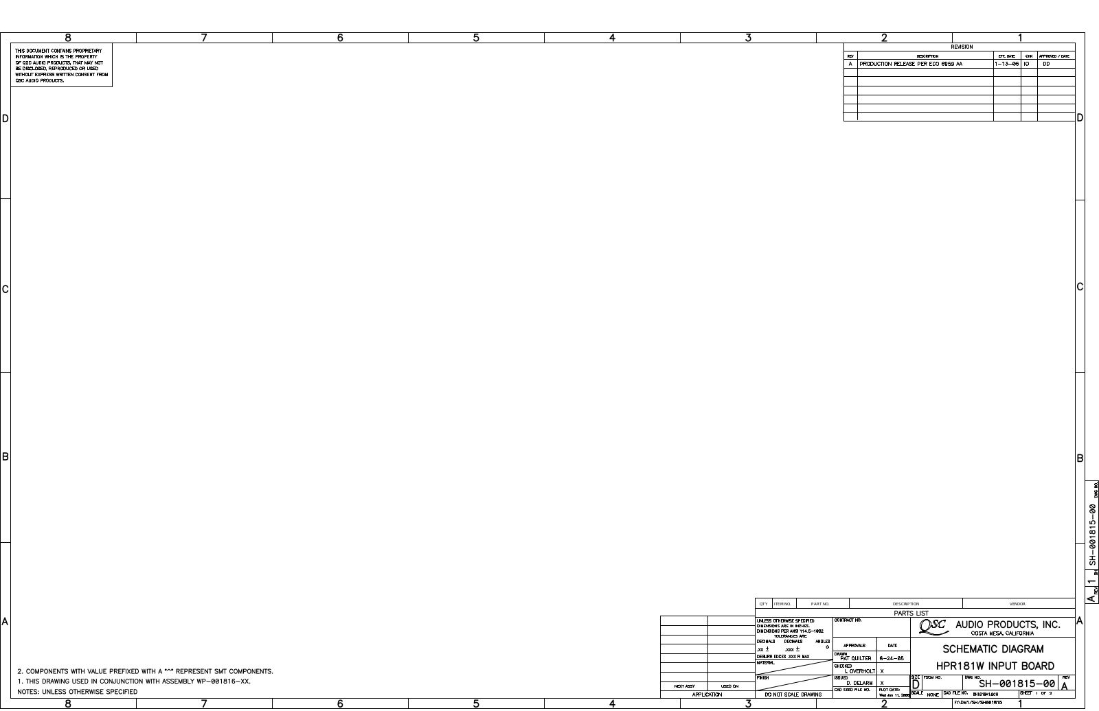 QSC hpr181w schematic