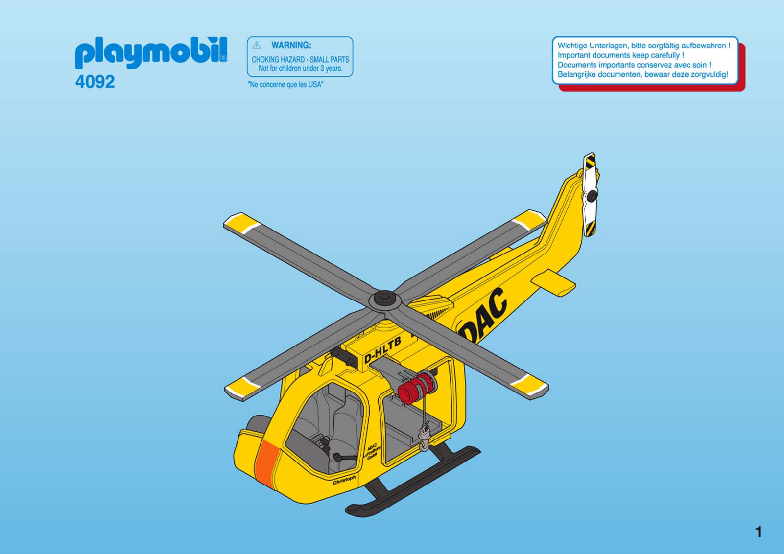 Playmobil 4092 Instructions