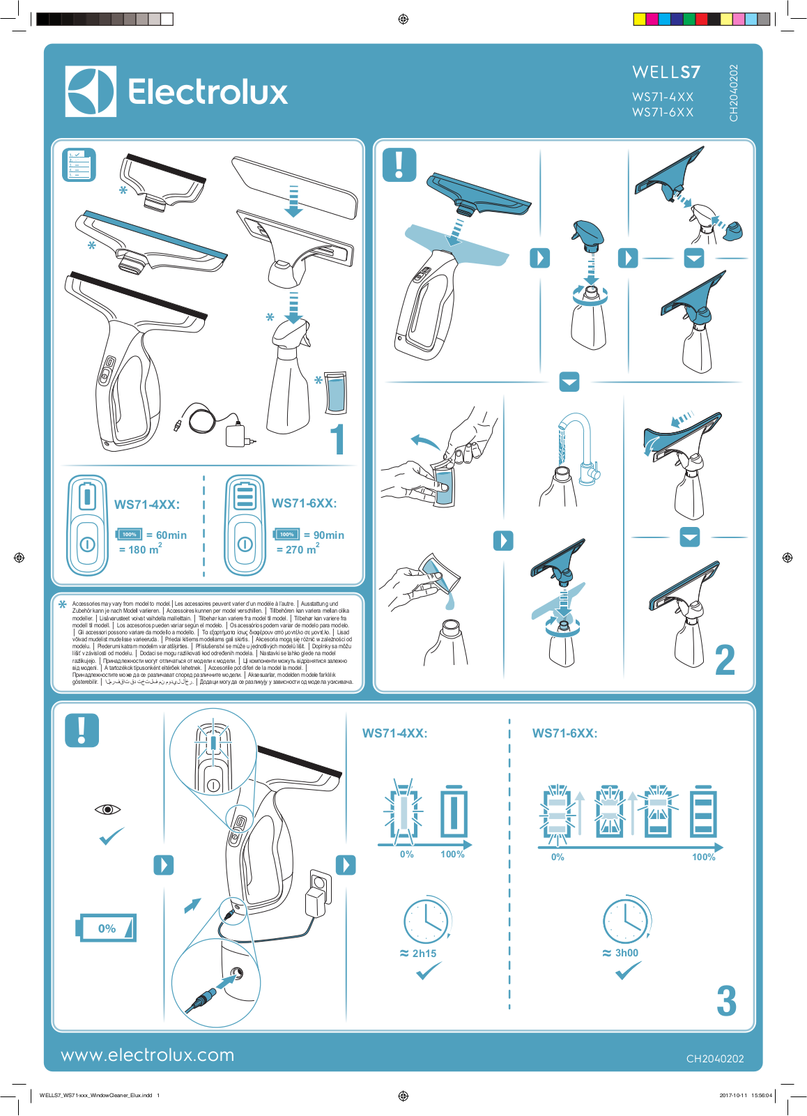 Electrolux WS71-6TG User Manual