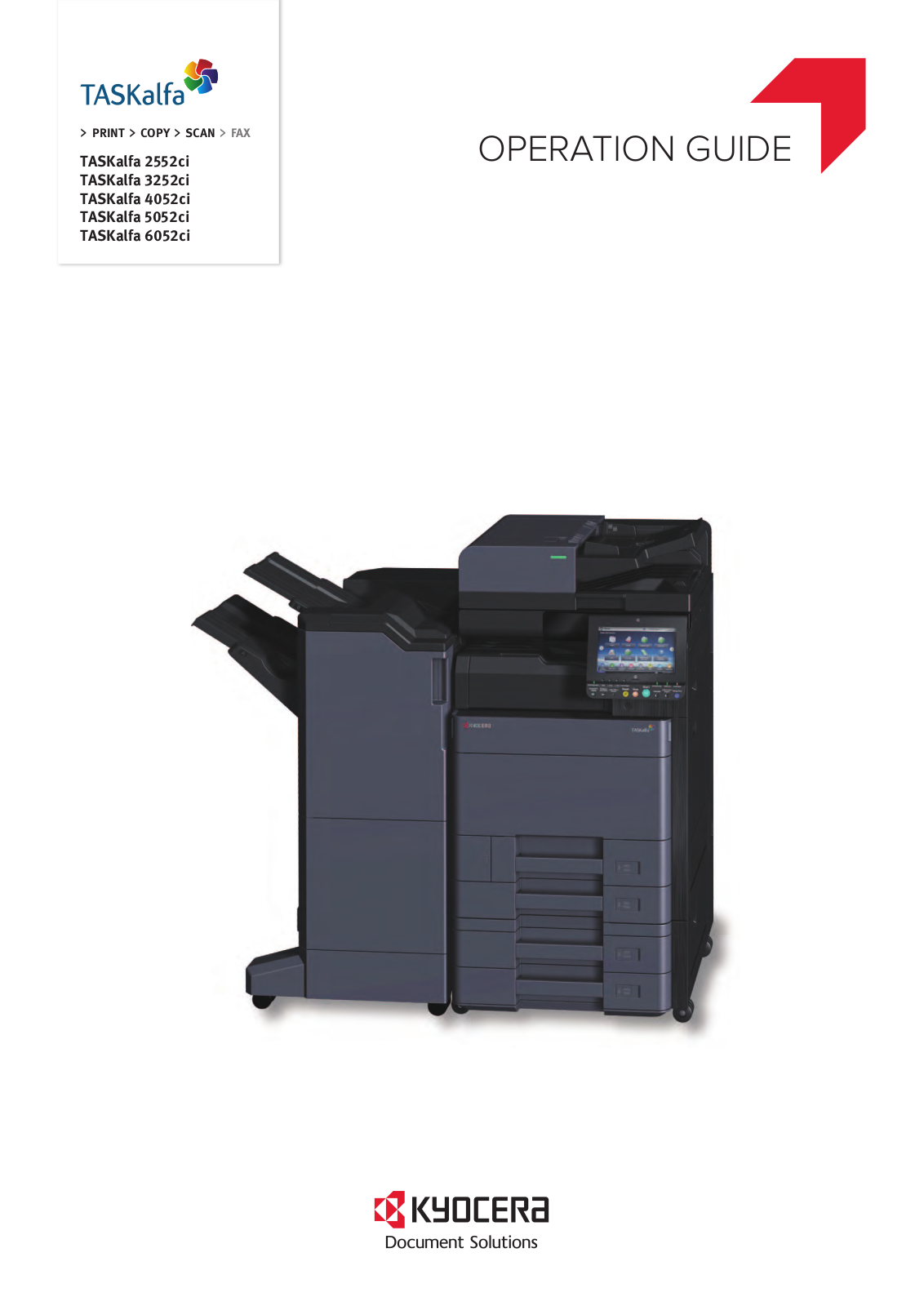 Kyocera 2552ci User Manual