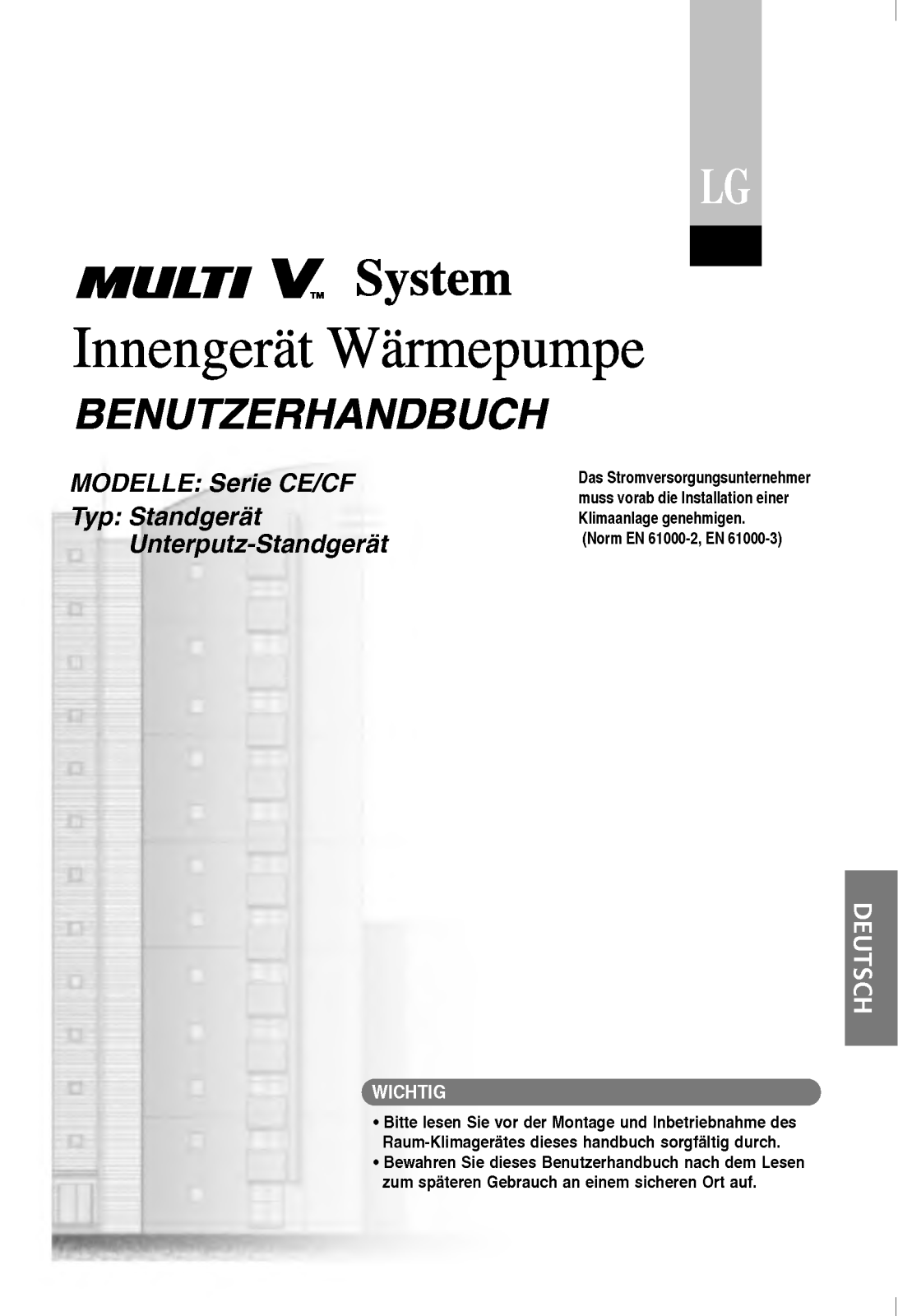 Lg ARNU18GCFU1, ARNU24GCFU1 User Manual