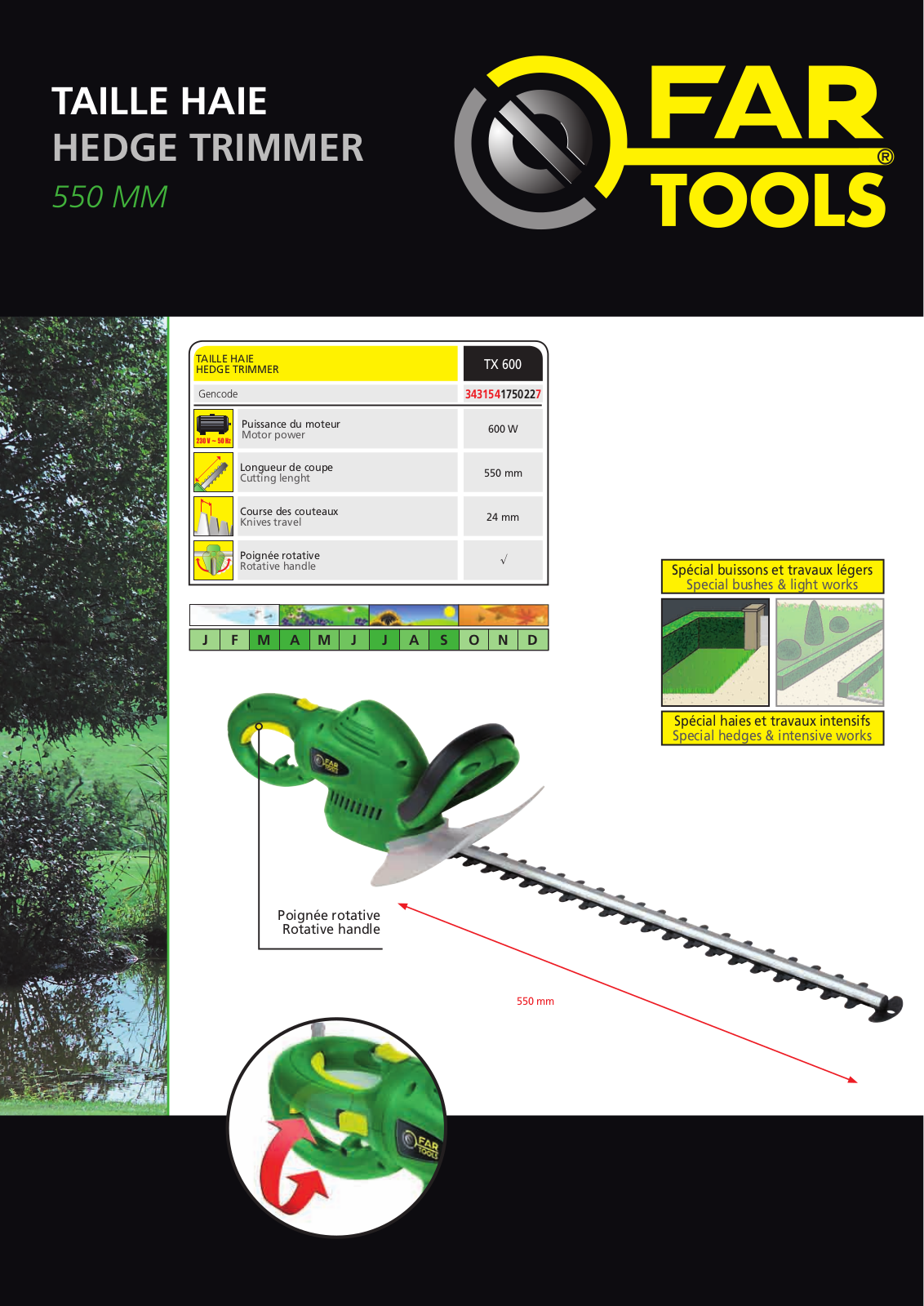 FARTOOLS TX 600 User Manual