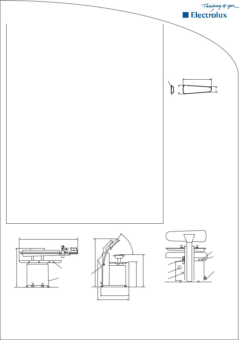 Electrolux FPA5-WC DATASHEET