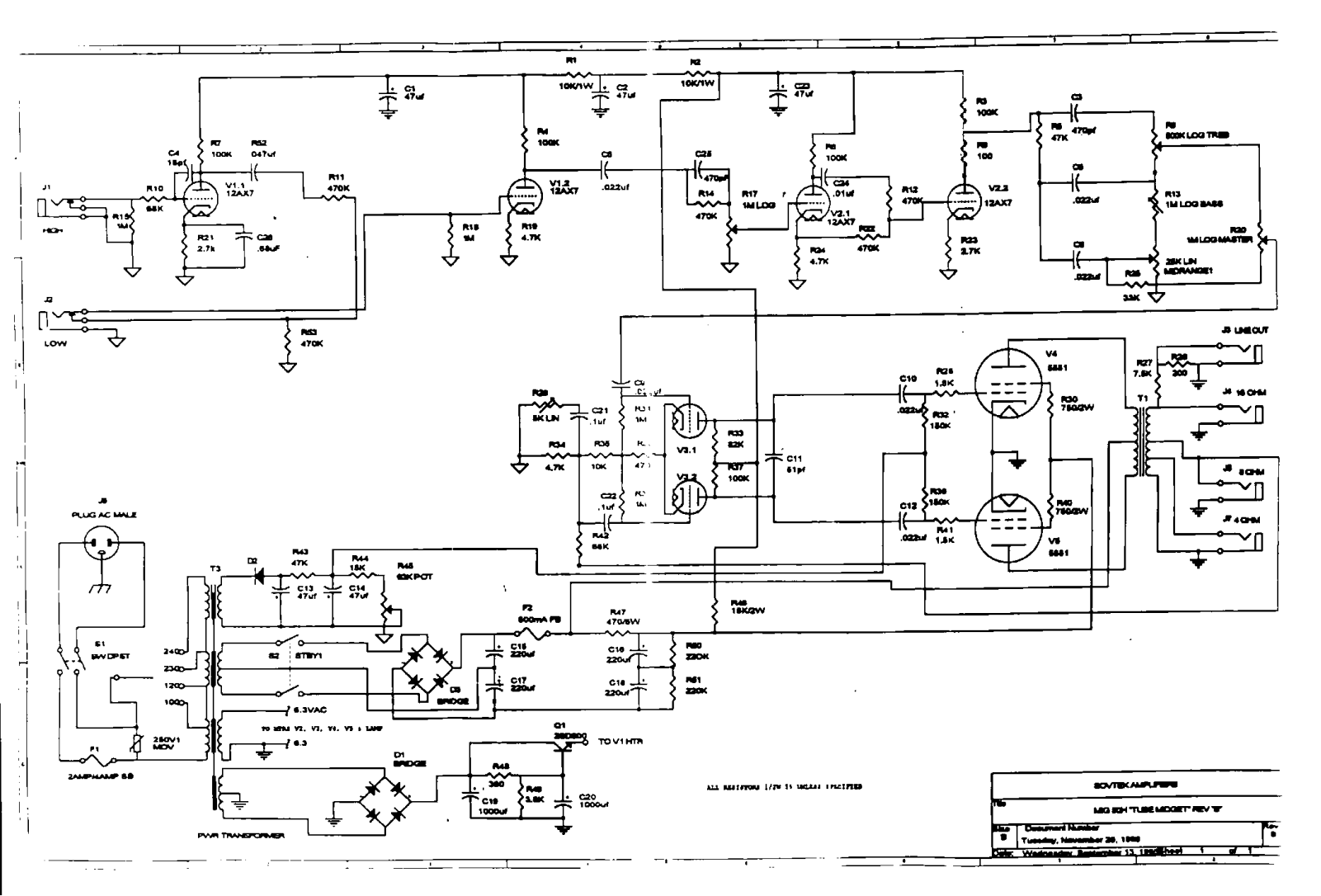 Sovtek mig50h schematic