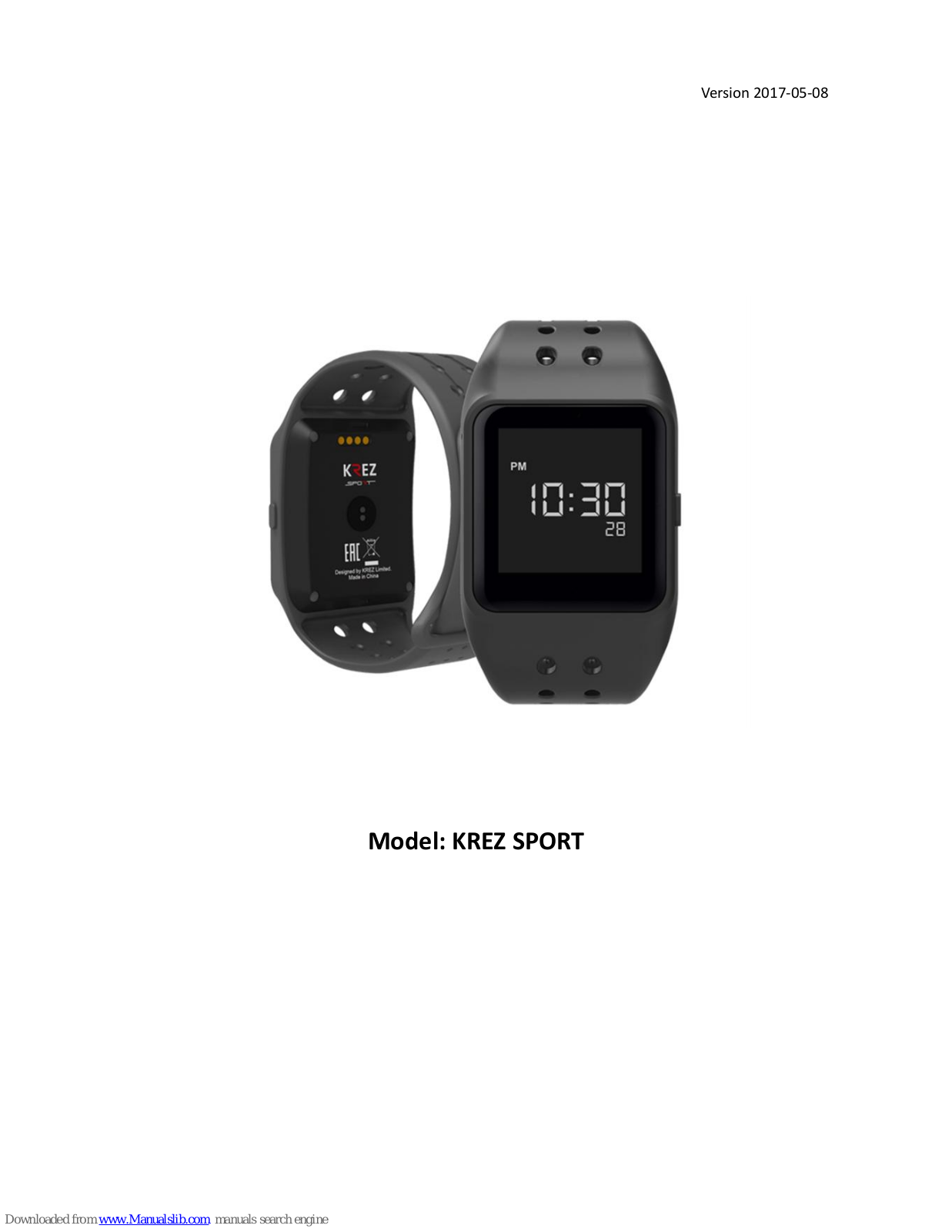 KREZ SPORT, SW03 User Manual