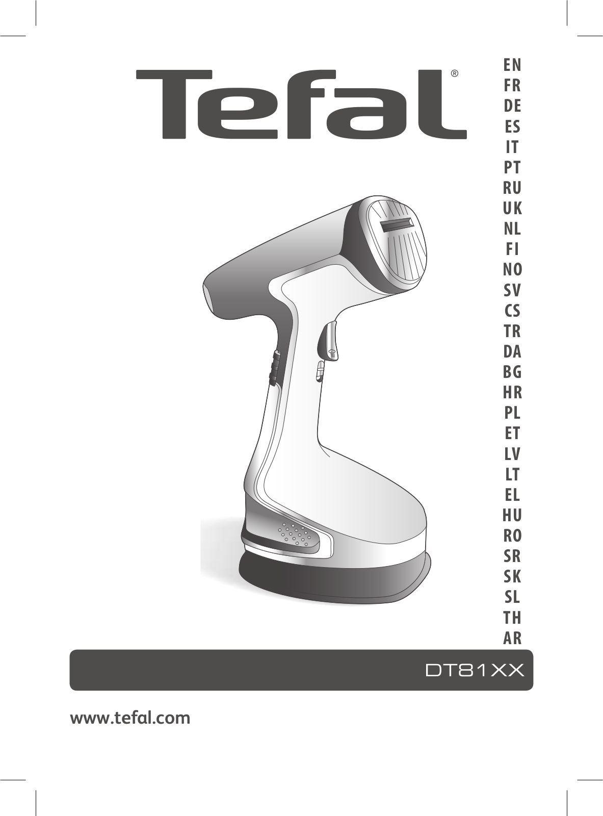 Tefal DT 8100E0 User manual