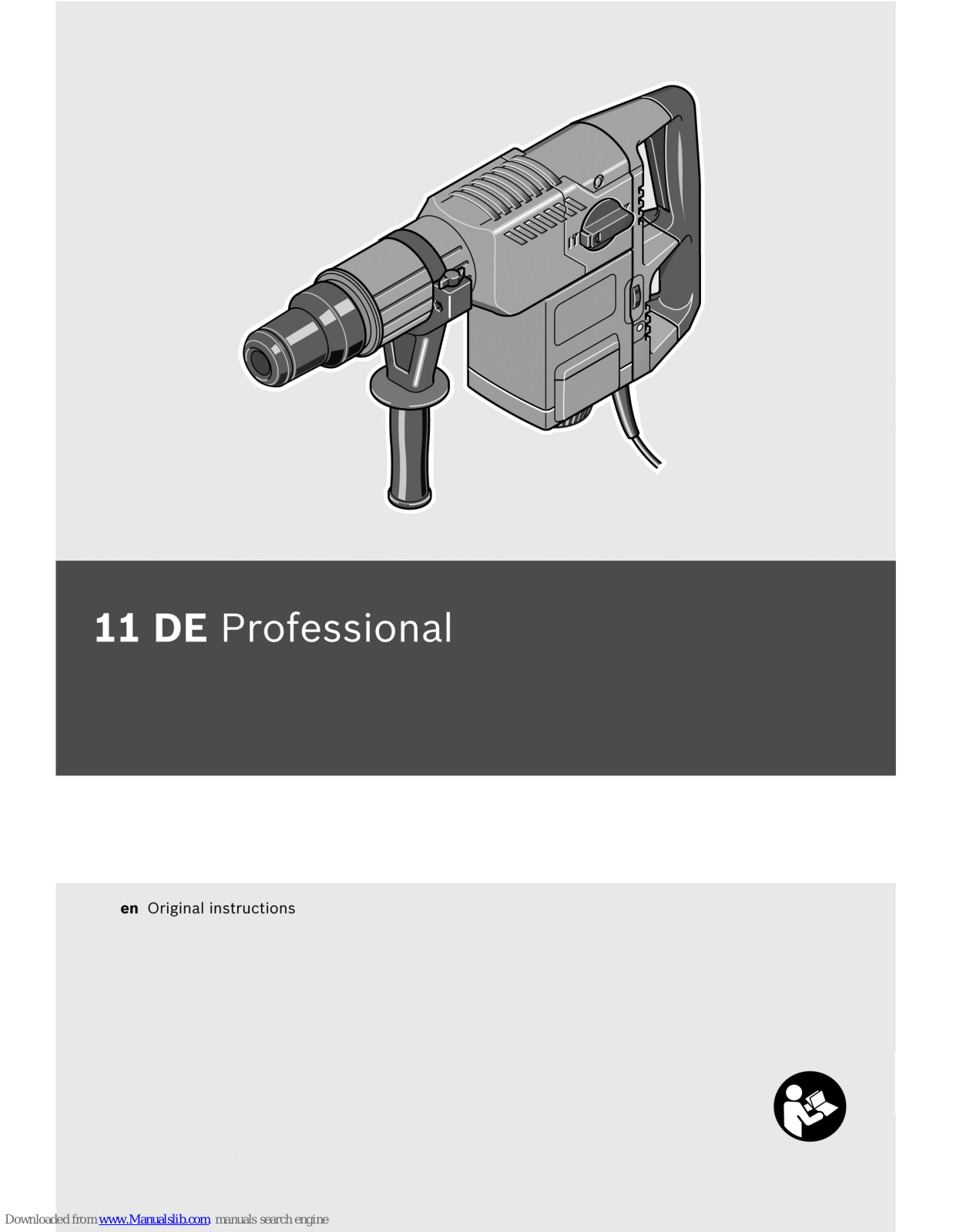 Bosch 11 DE Professional Original Instructions Manual