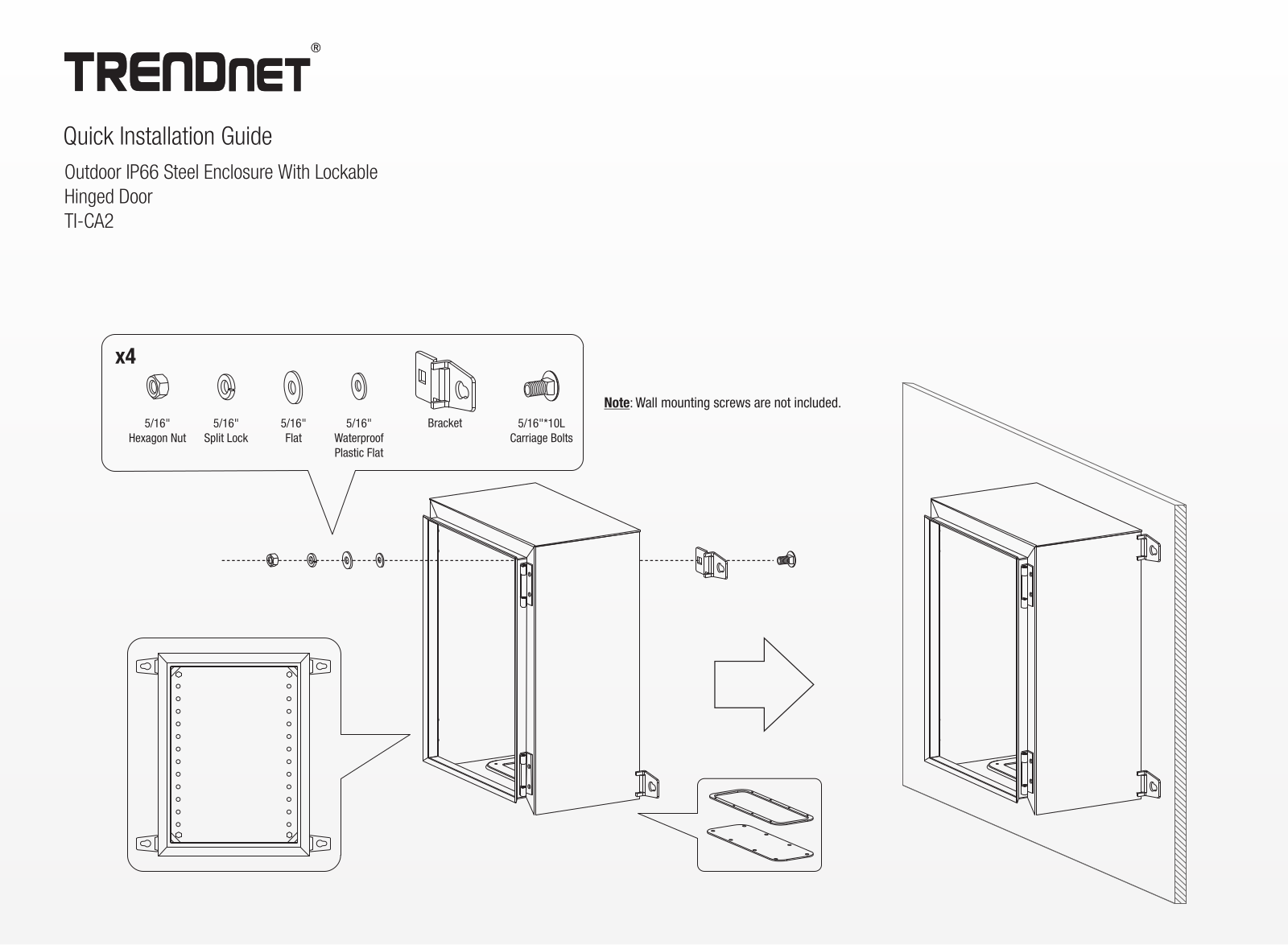 Trendnet TI-CA2 Quick Installation Guide