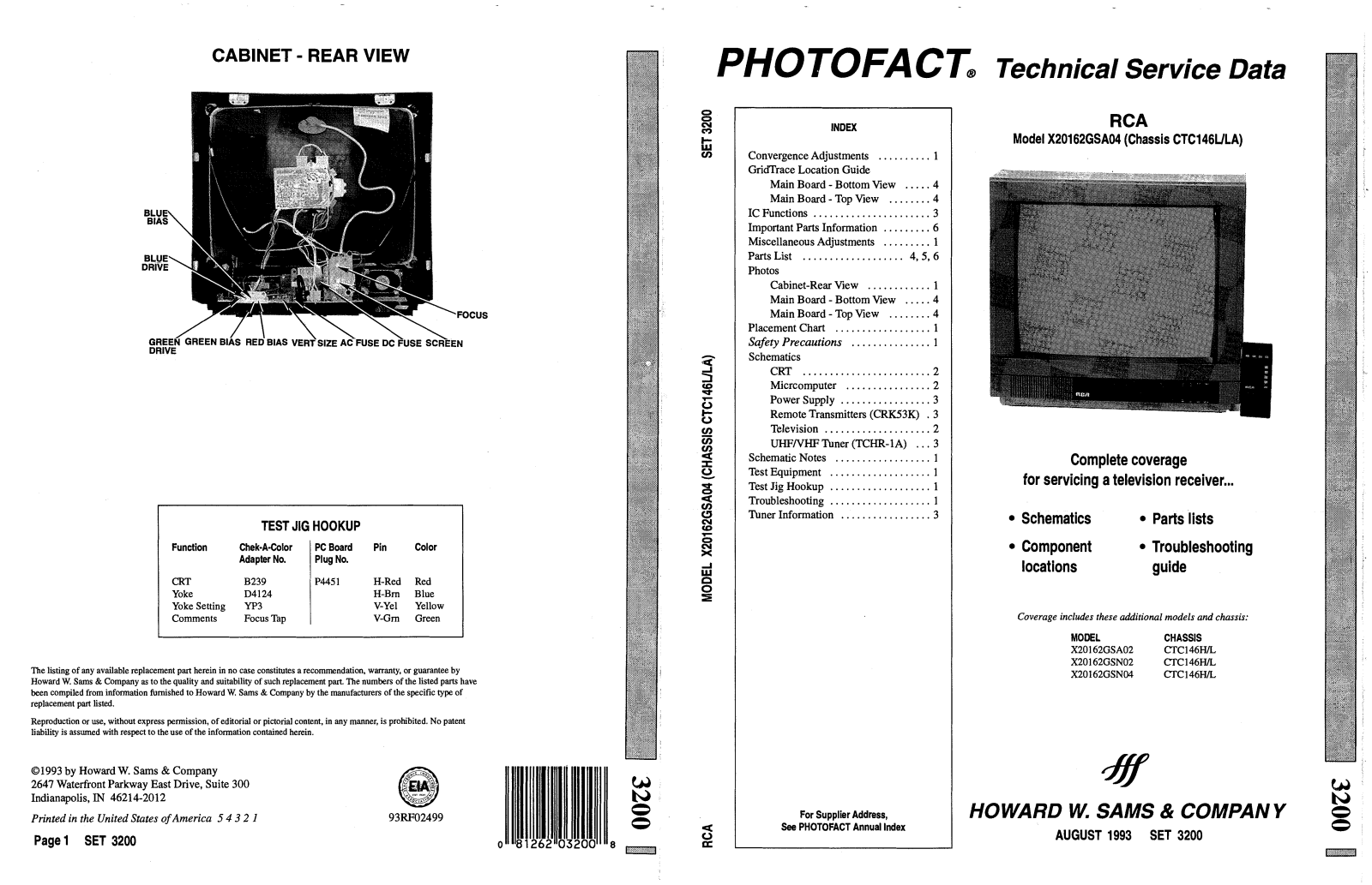 RCA CTC146 Service Manual