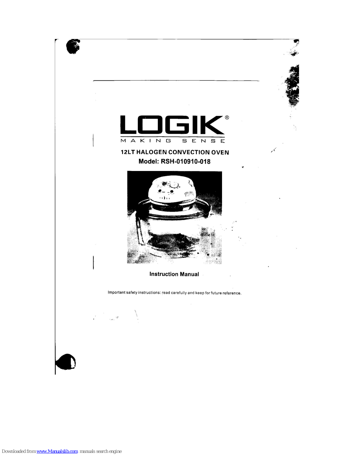 Logik RSH-010910-018 Instruction Manual