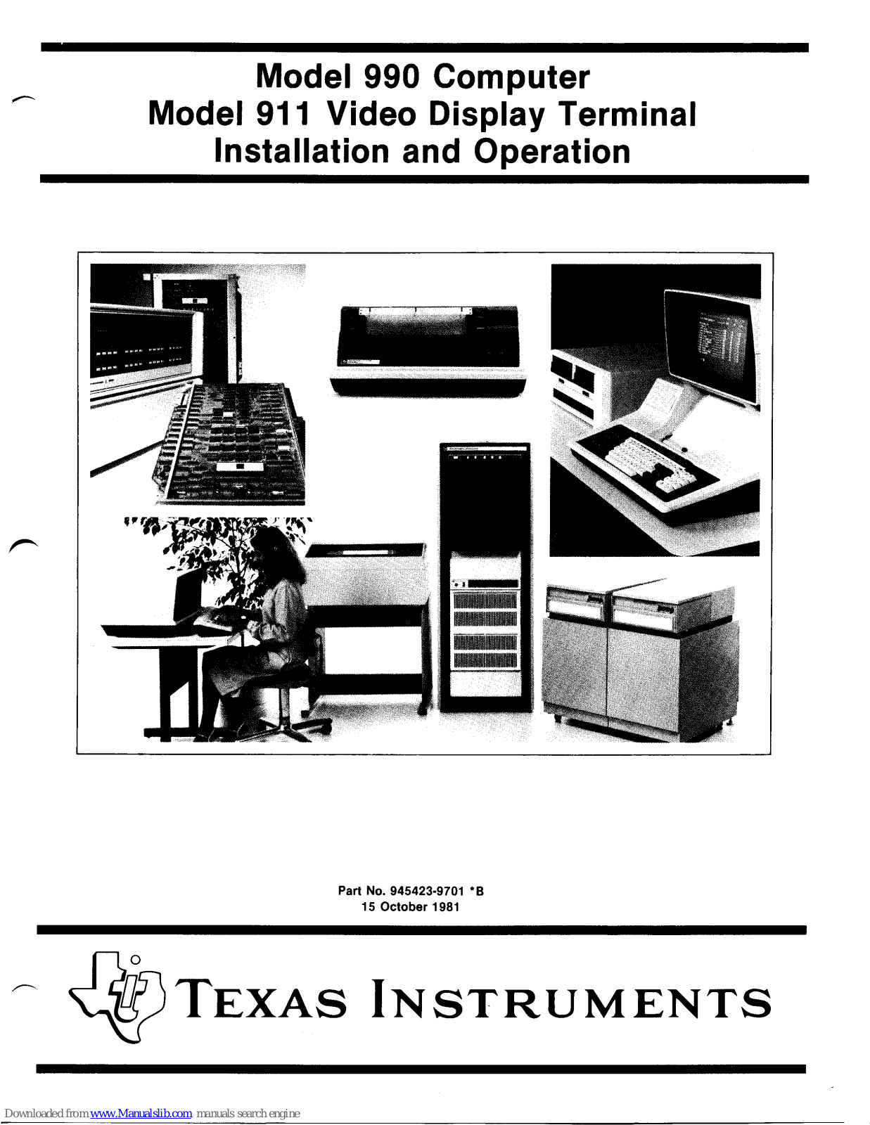 Datasheet 990, 911 Datasheet (Texas Instruments) - ManualMachine.com