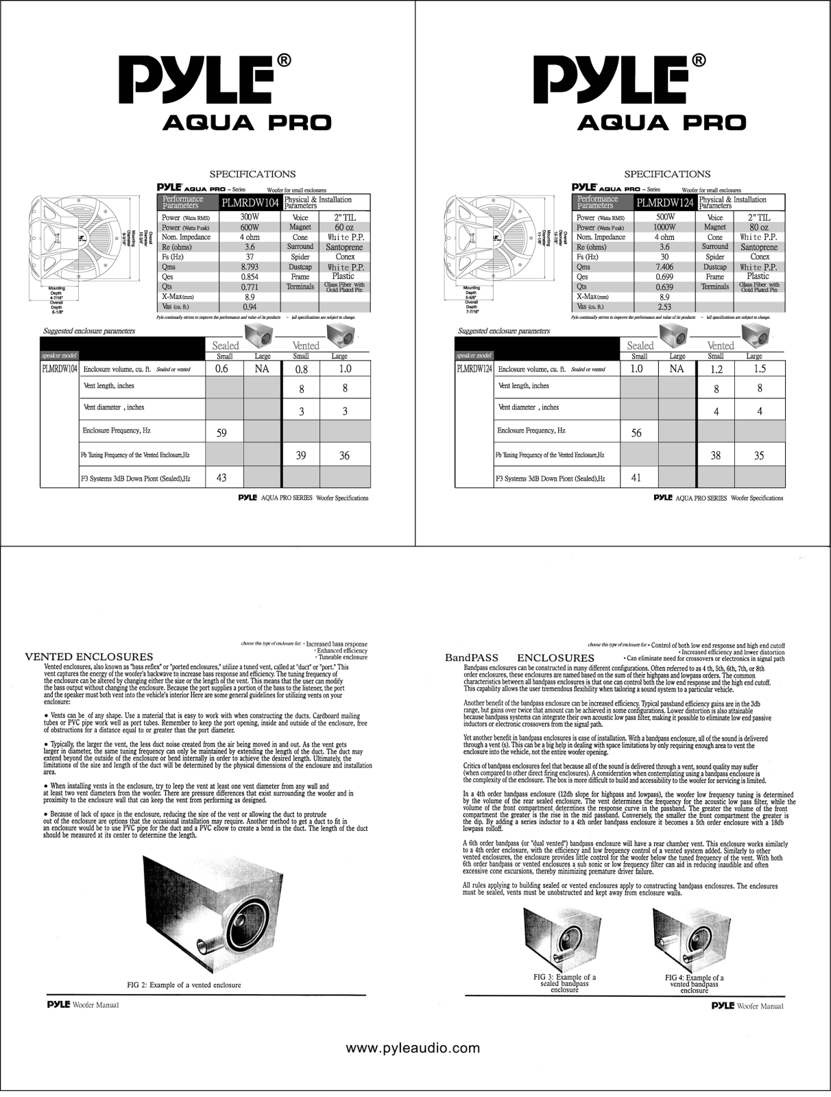 PYLE Audio PLMRDW104 User Manual