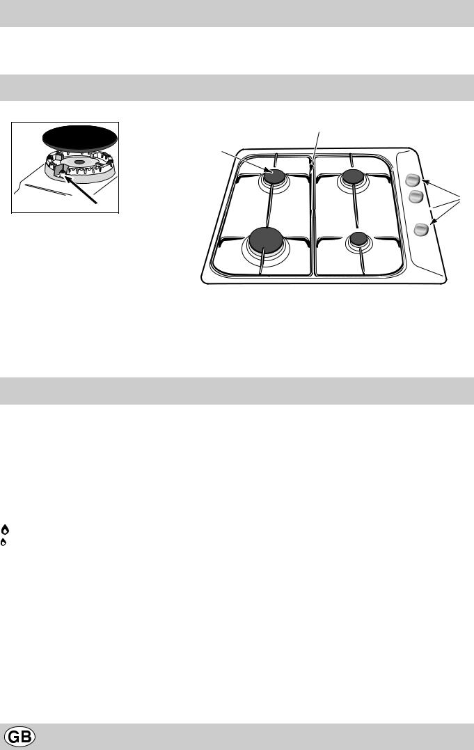 Hotpoint Ariston PC640GB Instruction Manual