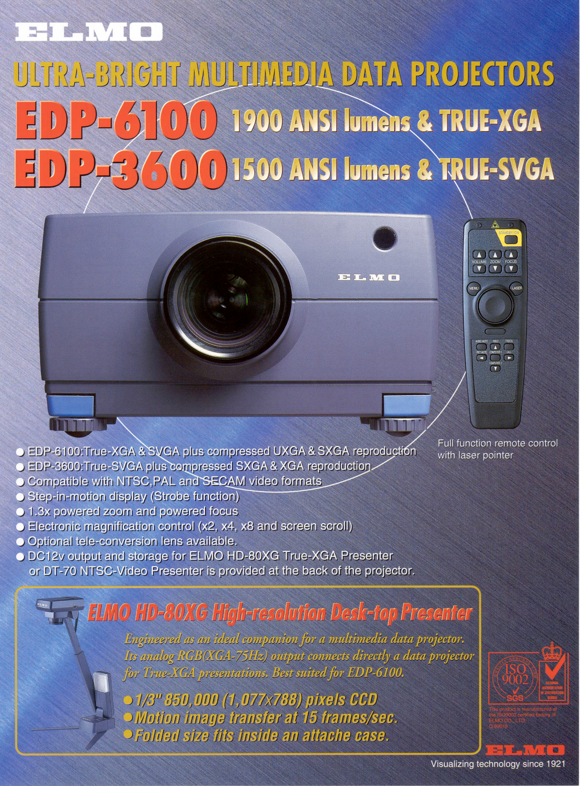 Elmo EDP-6100 Product Sheet