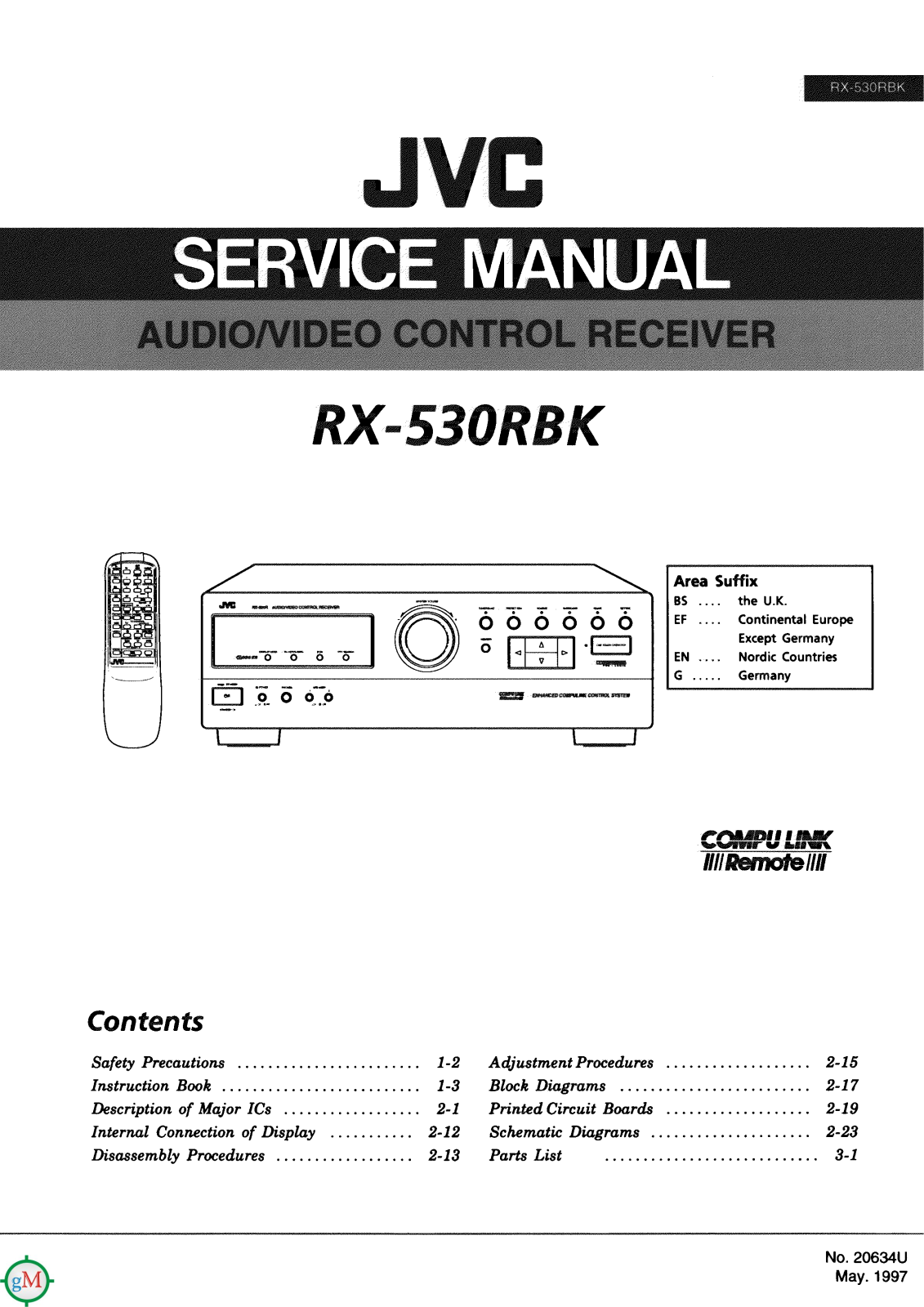 JVC RX-530-RBK Service manual