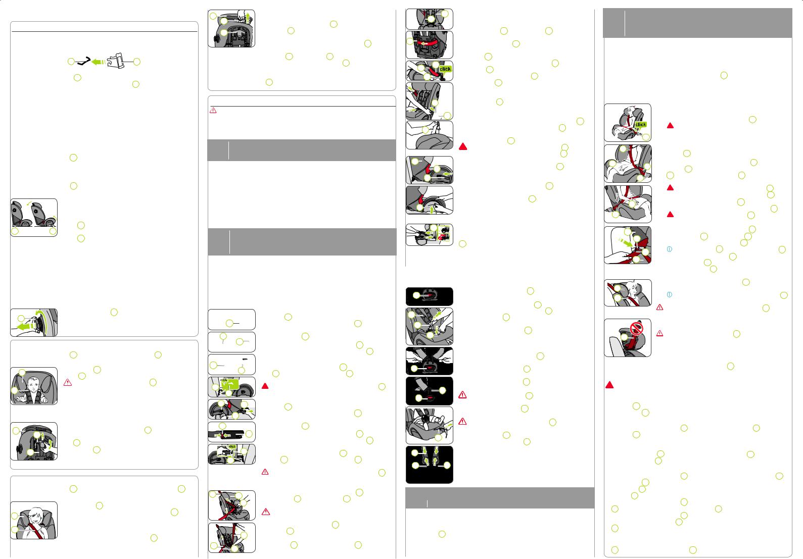 Britax Evolva 1-2-3 SL SICT Service Manual