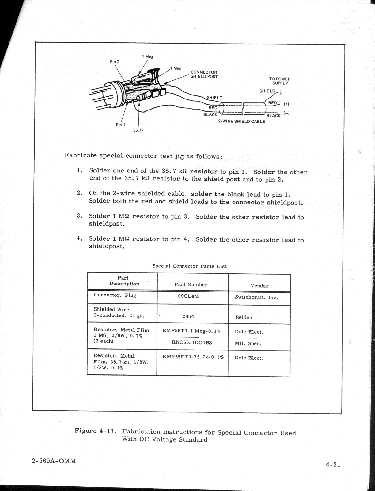 Anritsu wiltron connector cable schematic