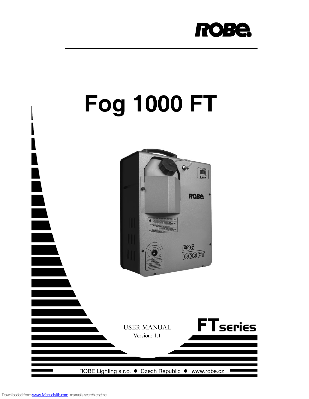 Robe Fog 1000 FT User Manual