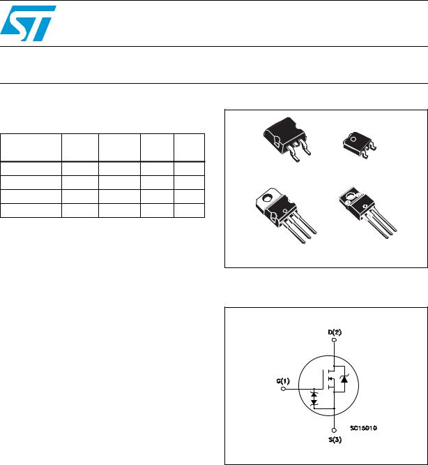 ST STB7N52K3, STD7N52K3, STF7N52K3, STP7N52K3 User Manual