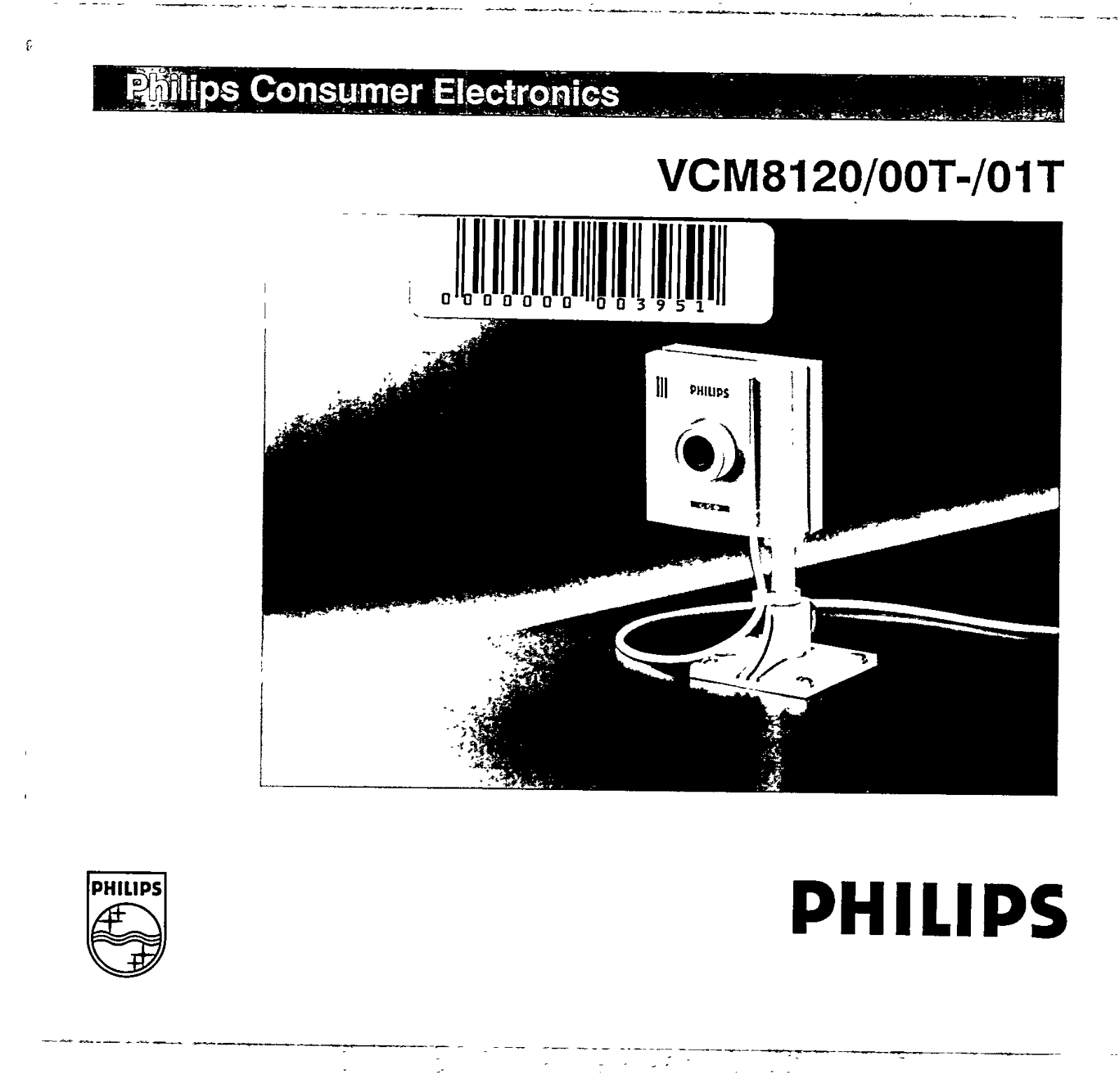 Philips VCM8120/01T, VCM8120/00T User Manual